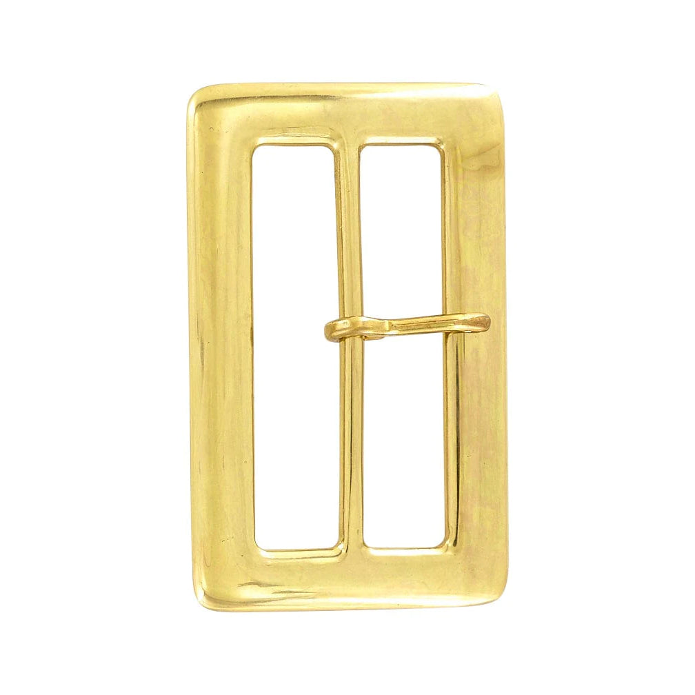 3 1/2" Santa Belt Buckle, Buckle Only, Solid Brass