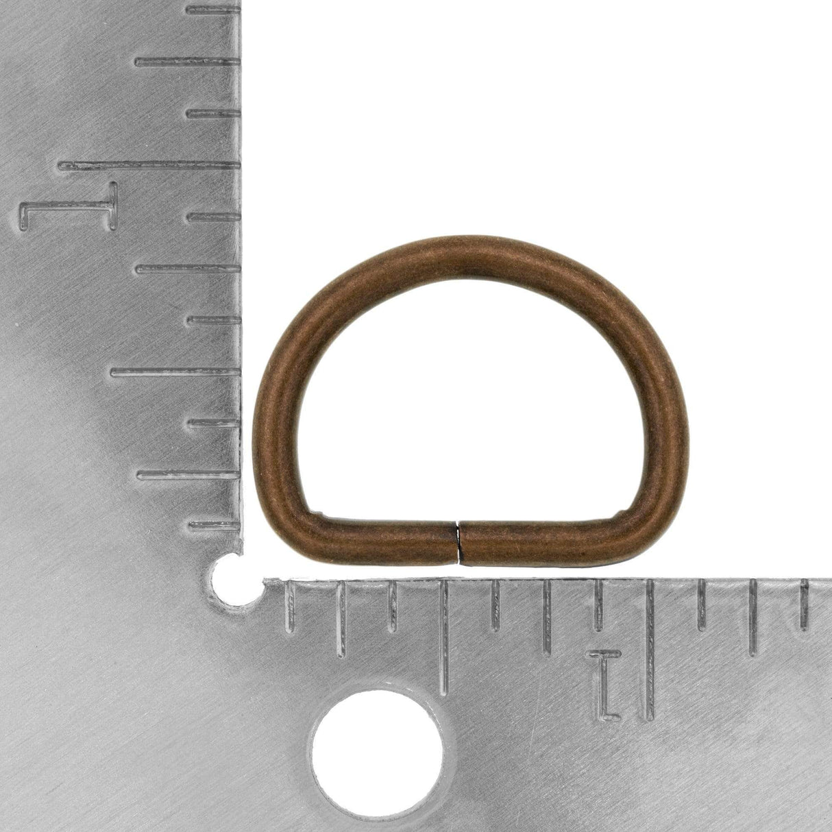 Ohio Travel Bag 3/4" Antique Brass, Split D-Ring, Steel, #D-105-ANTB D-105-ANTB