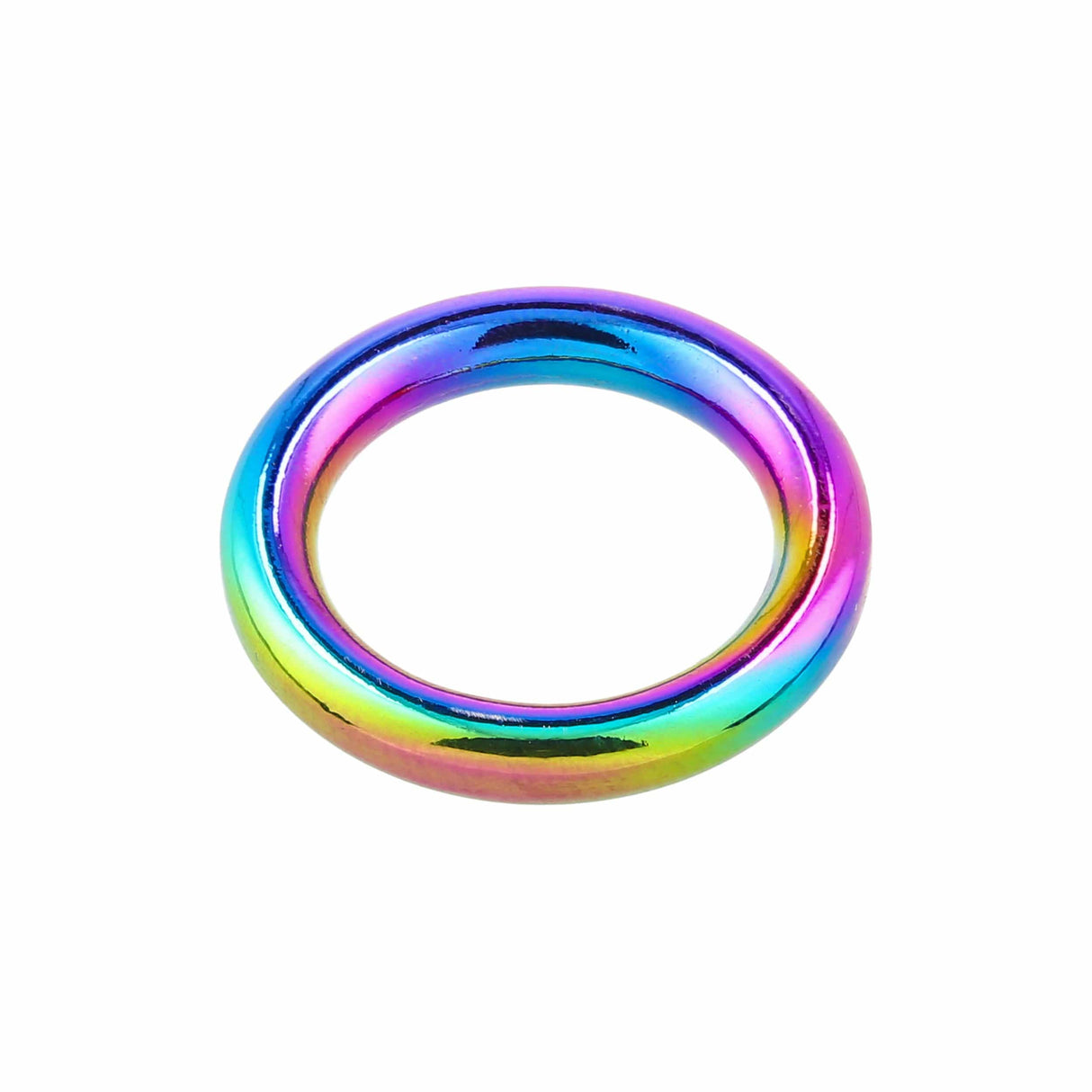 Ohio Travel Bag 3/4" Iridescent Rainbow, Welded O-Ring, Zinc Alloy, #D-422-18-IR D-422-18-IR