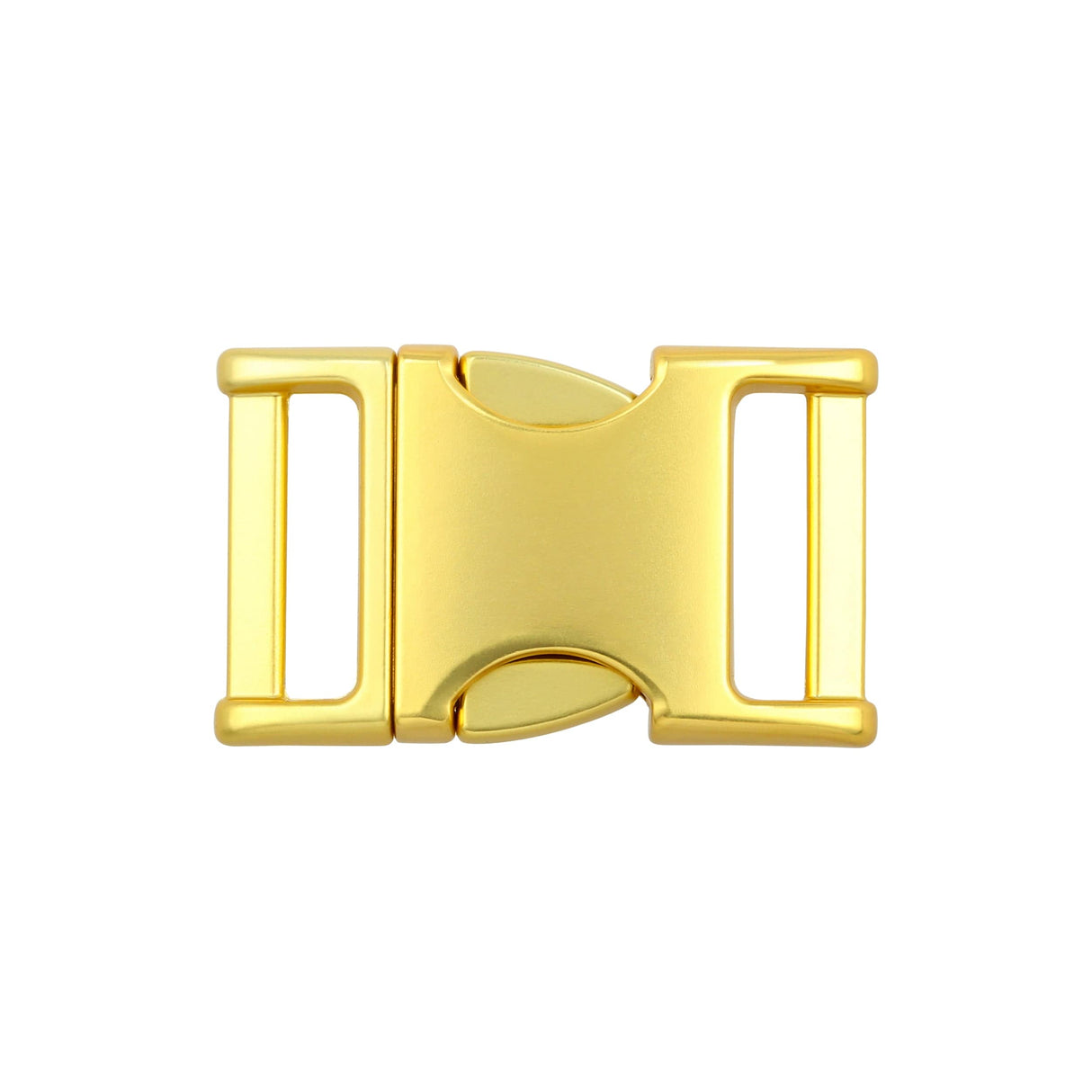 Ohio Travel Bag 3/4" Matte Brass, Side Squeeze Buckle, Zinc Alloy, #C-250-3-4-BRS C-250-3-4-BRS