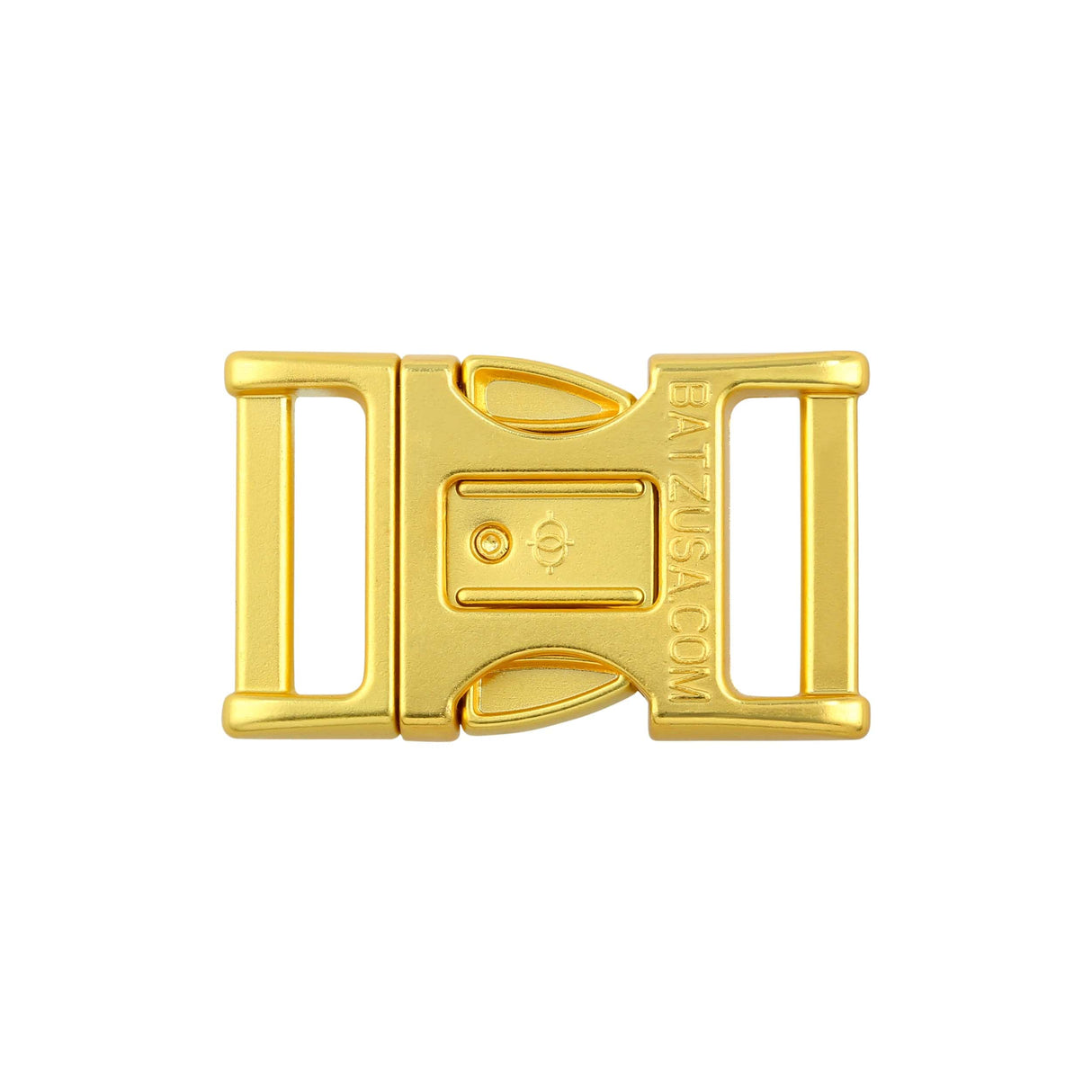 Ohio Travel Bag 3/4" Matte Brass, Side Squeeze Buckle, Zinc Alloy, #C-250-3-4-BRS C-250-3-4-BRS