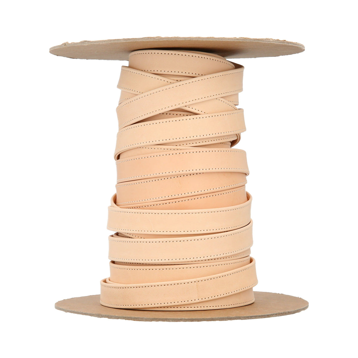 Ohio Travel Bag 3/4" Natural Russet, Flat Leather Strap, Leather, #CALF-3-4-RUS CALF-3-4-RUS