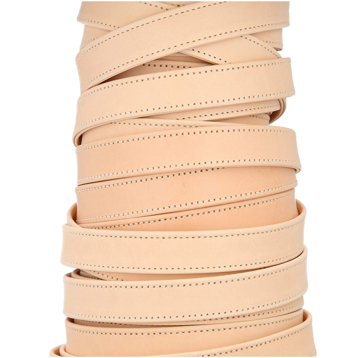 Ohio Travel Bag 3/4" Natural Russet, Flat Leather Strap, Leather, #CALF-3-4-RUS CALF-3-4-RUS