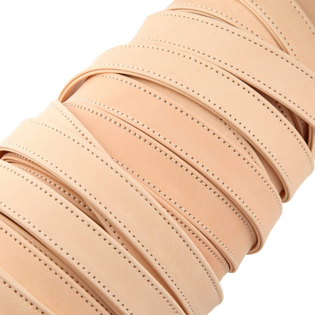 Ohio Travel Bag 3/4" Natural Russet, Flat Leather Strap, Leather, #CALF-3-4-RUS CALF-3-4-RUS