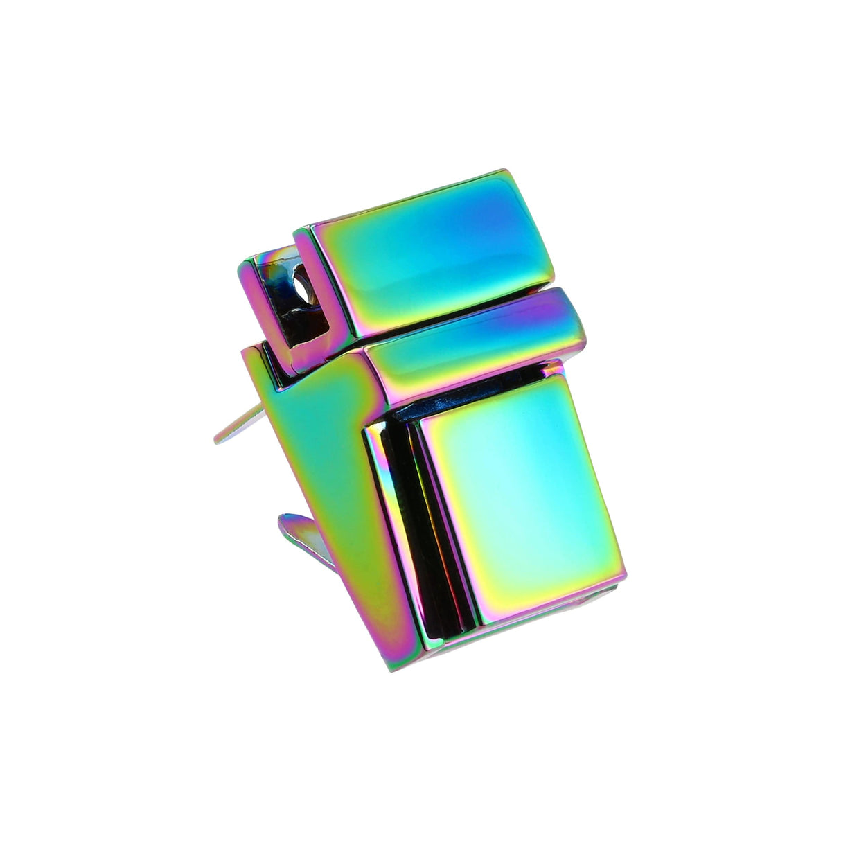 Ohio Travel Bag 3/4" Rainbow, Tuck Catch, Zinc Alloy, #L-1101-IR L-1101-IR