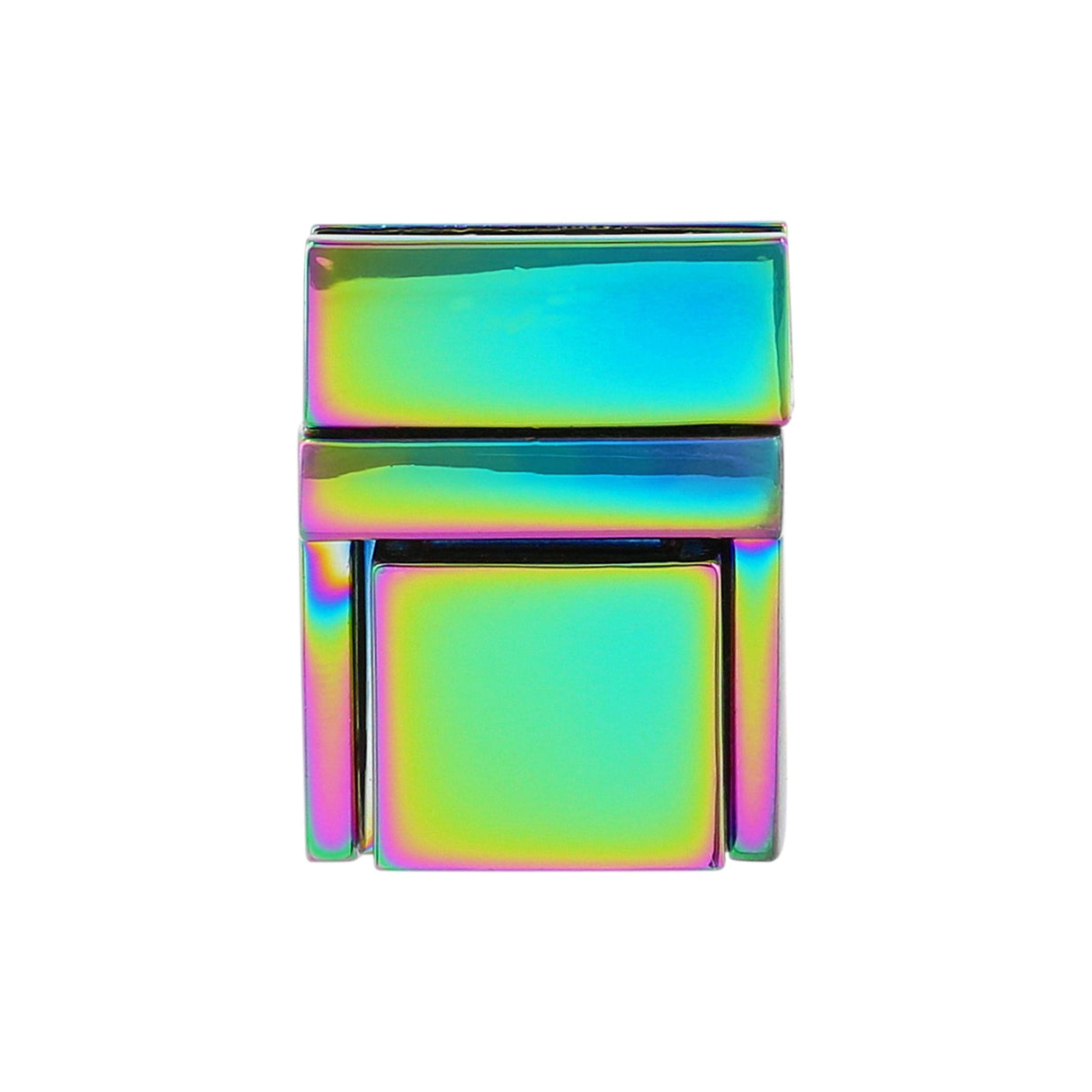 Ohio Travel Bag 3/4" Rainbow, Tuck Catch, Zinc Alloy, #L-1101-IR L-1101-IR