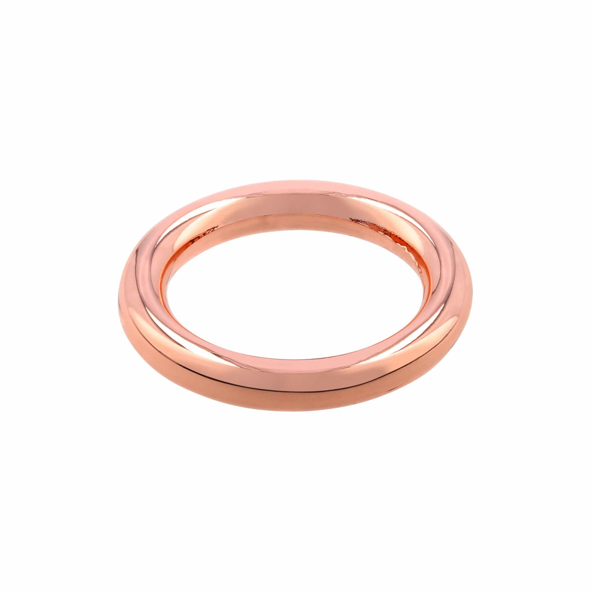 Ohio Travel Bag 3/4" Shiny Copper, Solid Round Ring, Zinc Alloy, #P-3157-CPR P-3157-CPR