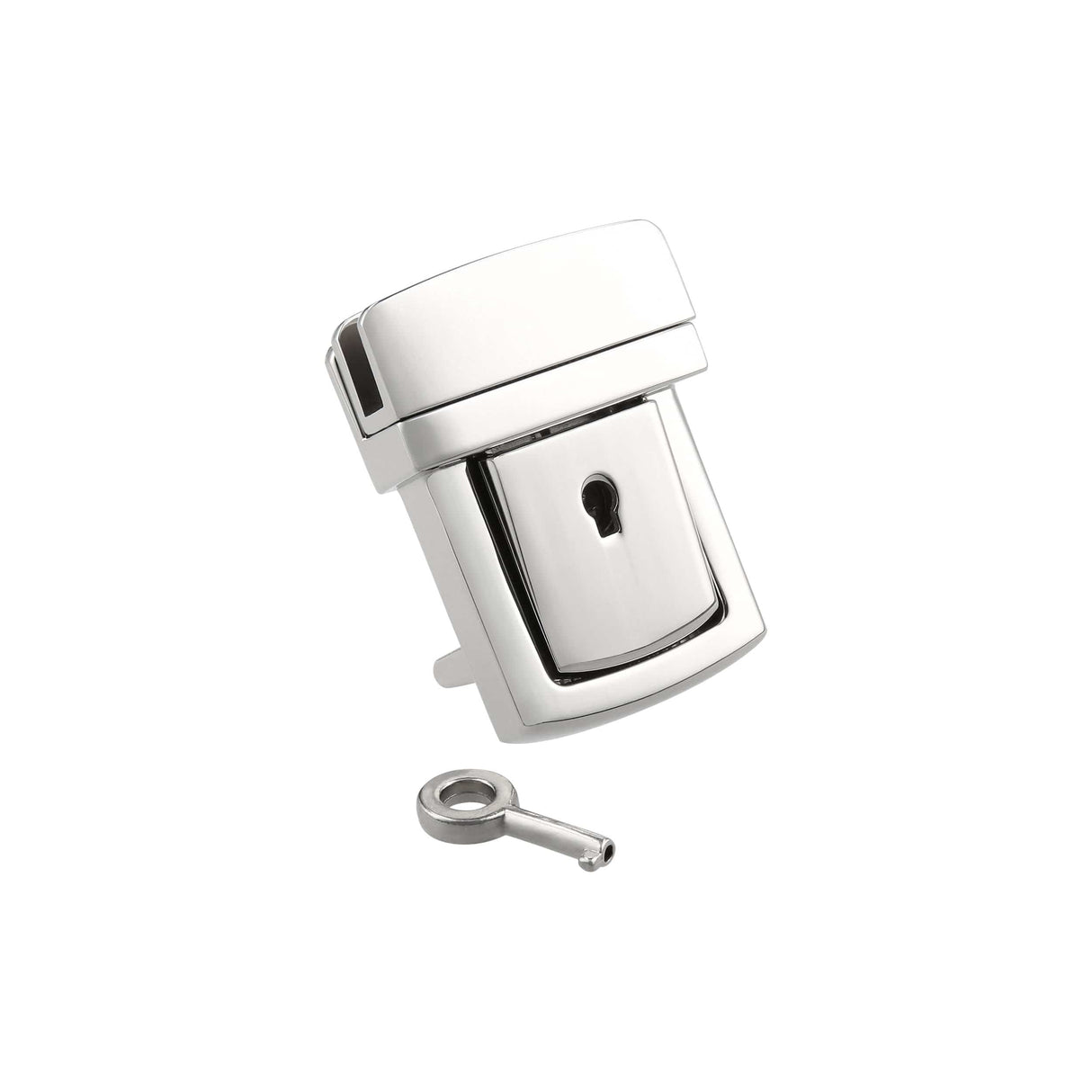 Ohio Travel Bag 35mm Nickel, Tuck Catch with Lock, Zinc Alloy, #L-361-NP L-361-NP