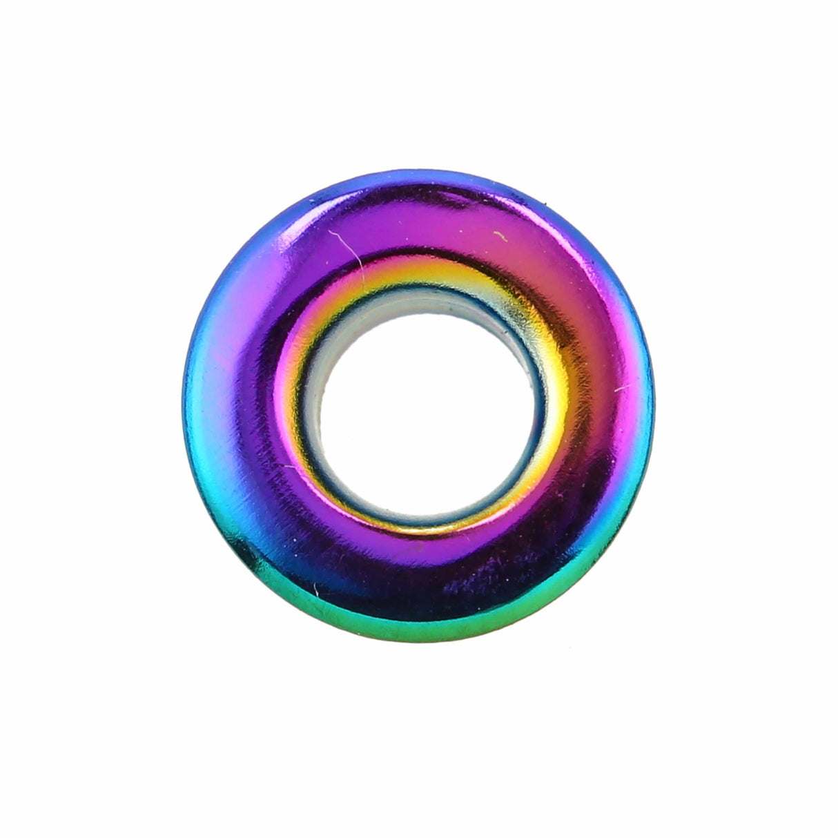 Ohio Travel Bag 4.5mm Rainbow, Eyelet with Washer, Zinc Alloy - Pack 12, #A-450-4.5-IR A-450-4.5-IR
