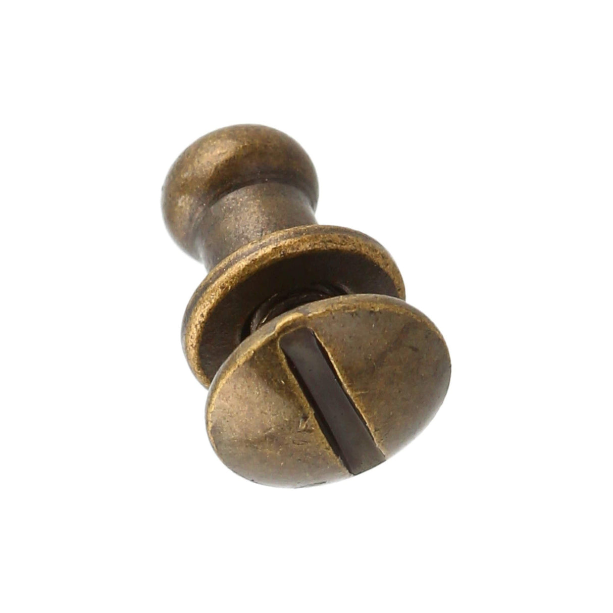 Ohio Travel Bag 4.7mm Antique Brass, Screw in Stud, Solid Brass, #P-2712-ANTB P-2712-ANTB