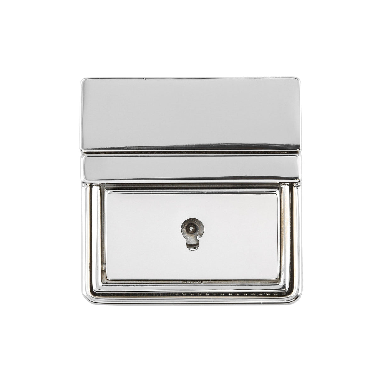 Ohio Travel Bag 45mm Shiny Nickel, Tuck Catch with Lock, Zinc Alloy, #L-362-NP L-362-NP