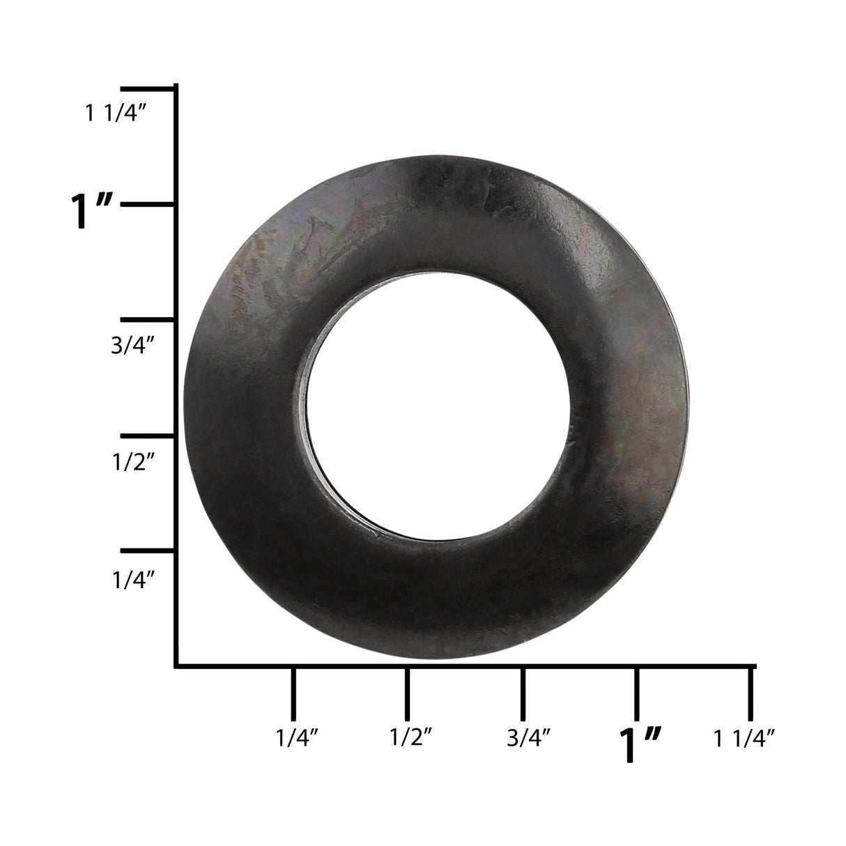 Ohio Travel Bag 5/8" Black, Screw Together Eyelet, Solid Brass, #P-1388-BLK P-1388-BLK