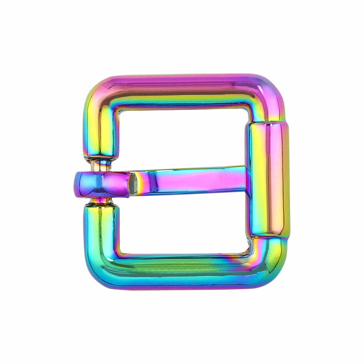 Ohio Travel Bag 5/8" Rainbow, Imitation Roller Heel Bar Buckle, Zinc Alloy, #C-51-5-8-IR C-51-5-8-IR