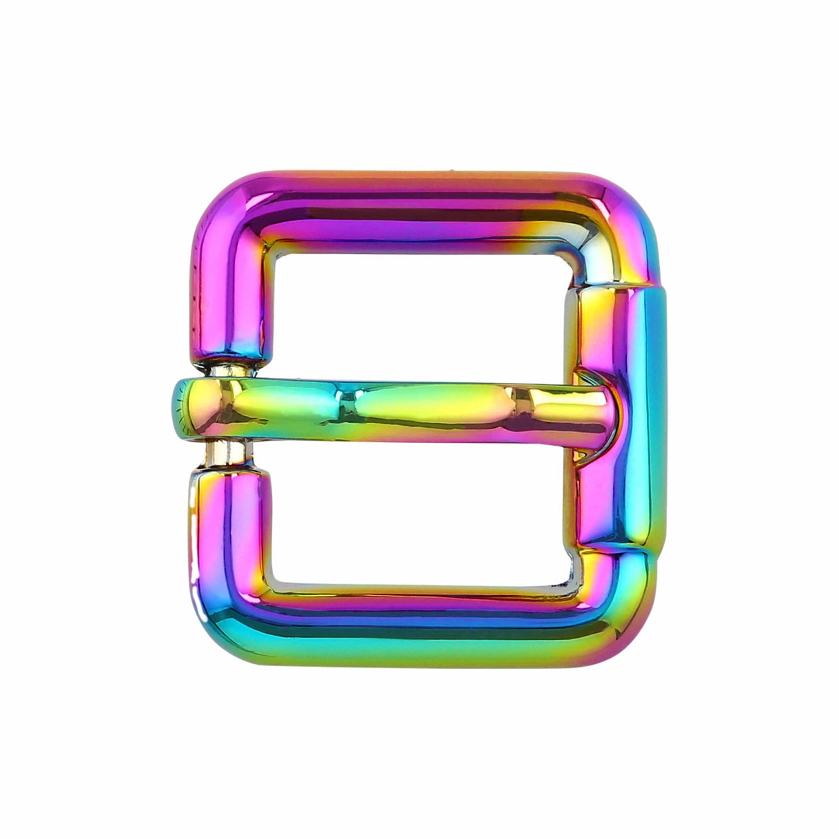 Ohio Travel Bag 5/8" Rainbow, Imitation Roller Heel Bar Buckle, Zinc Alloy, #C-51-5-8-IR C-51-5-8-IR