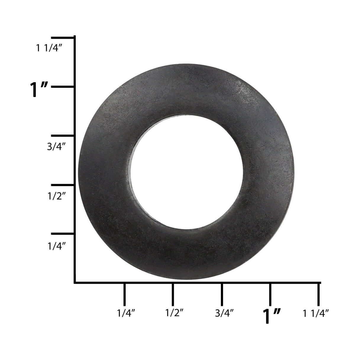 Ohio Travel Bag 5/8" Rustic Black, Screw Together Eyelet, Solid Brass, #P-1388-MBLK P-1388-MBLK