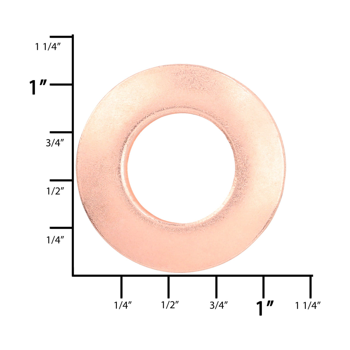 Ohio Travel Bag 5/8" Rustic Rose Gold, Screw Together Eyelet, Solid Brass, #P-1388-RGLD P-1388-RGLD