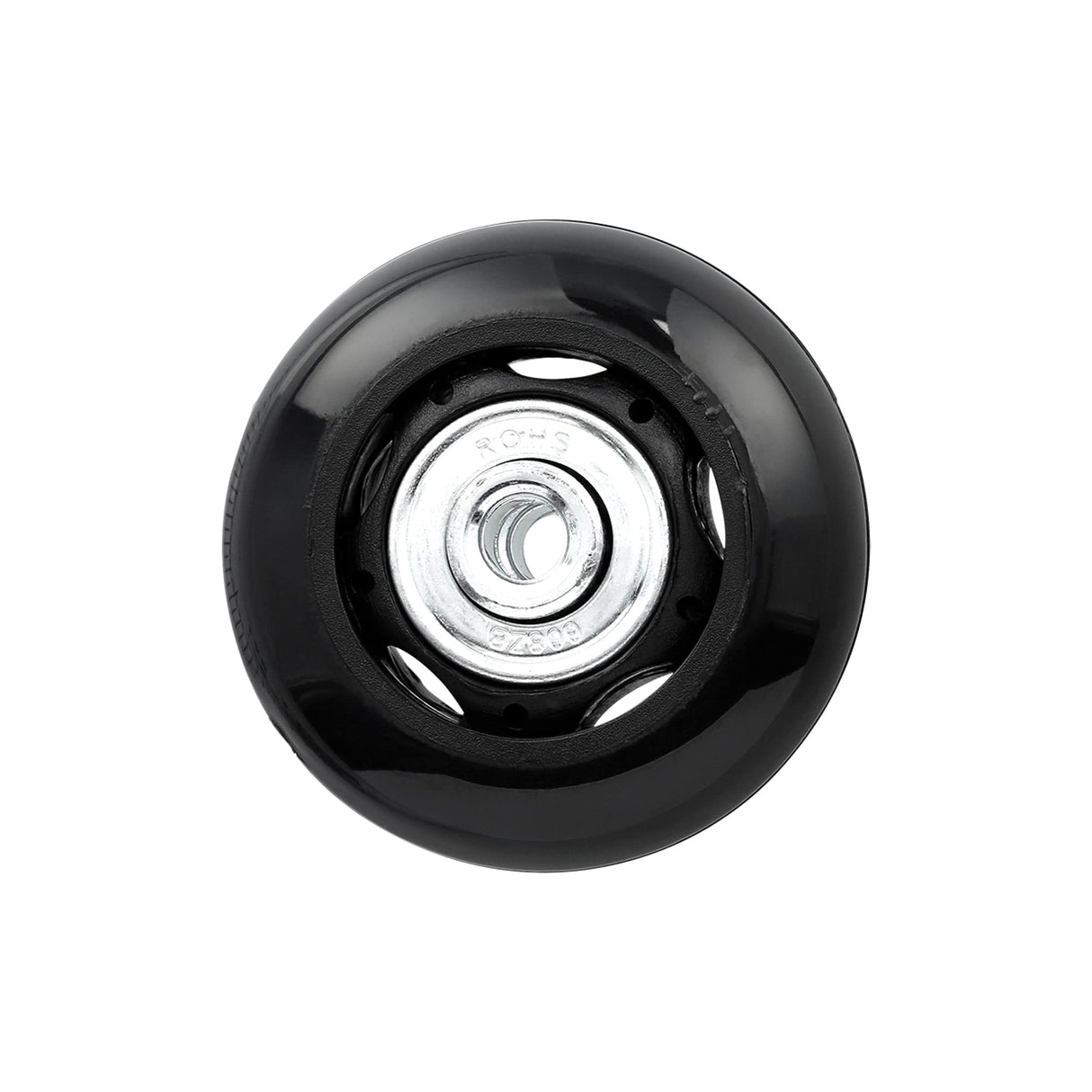 Ohio Travel Bag 50mm Black, Ball Bearing Inline Skate Wheel, Plastic, #L-3726 L-3726