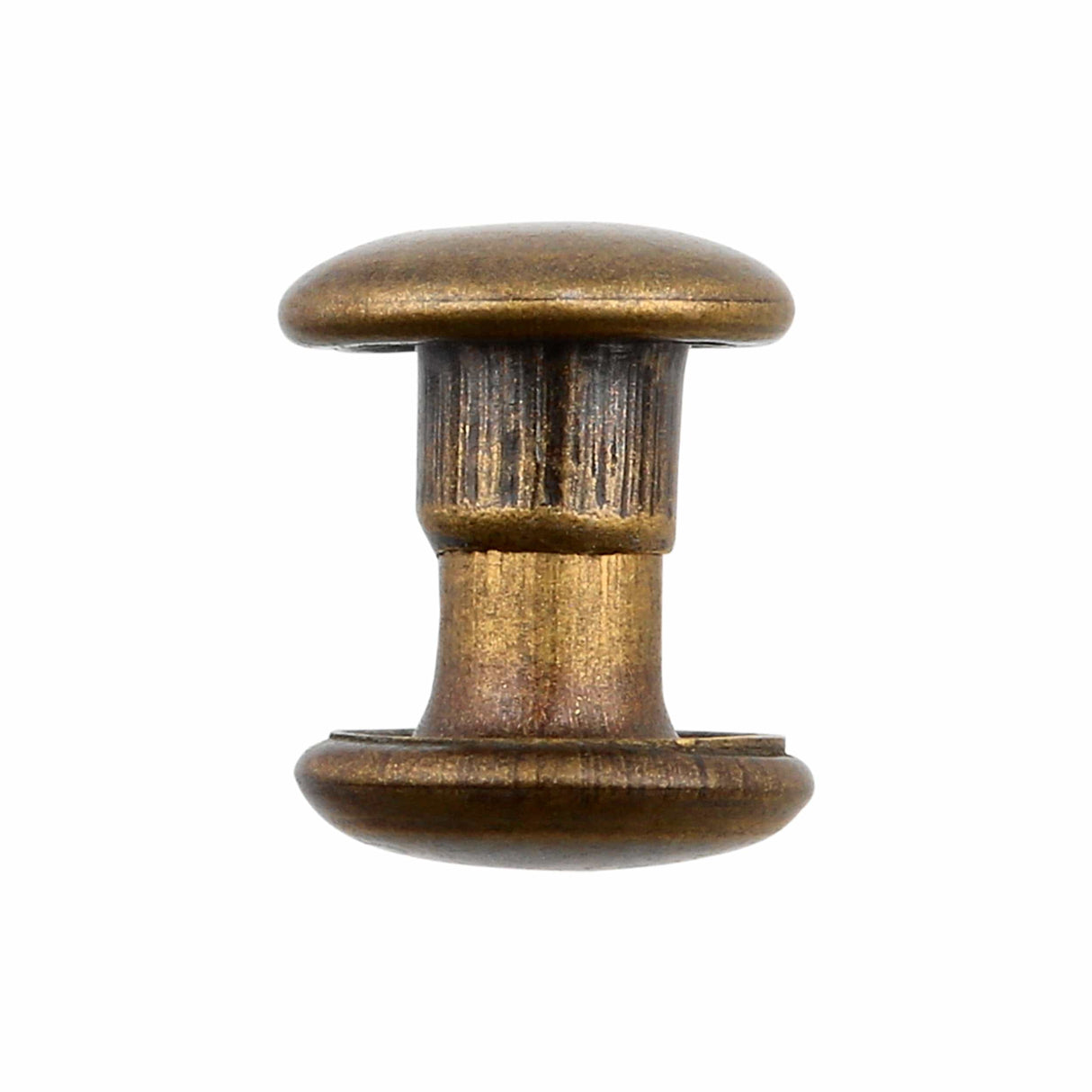 Ohio Travel Bag 6.5mm Antique Brass, Double Cap Jiffy Rivets, Solid Brass-100ct, #NB206D-ANTB NB206D-ANTB