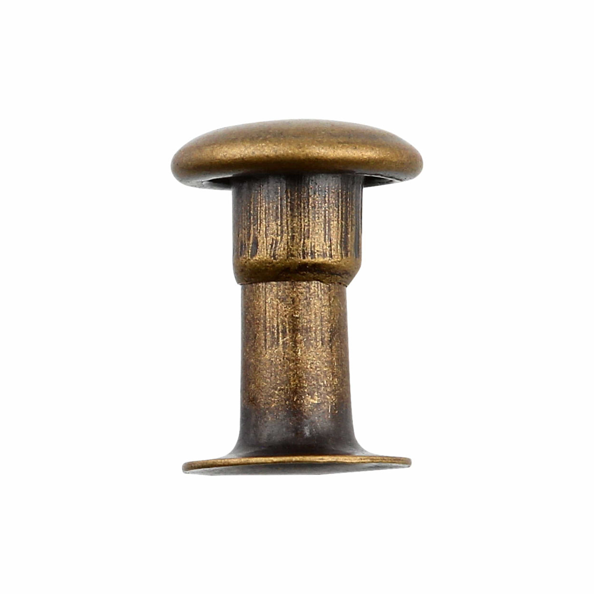 Ohio Travel Bag 6.5mm Antique Brass, Single Cap Jiffy Rivets, Solid Brass-100ct, #NB206S-ANTB NB206S-ANTB