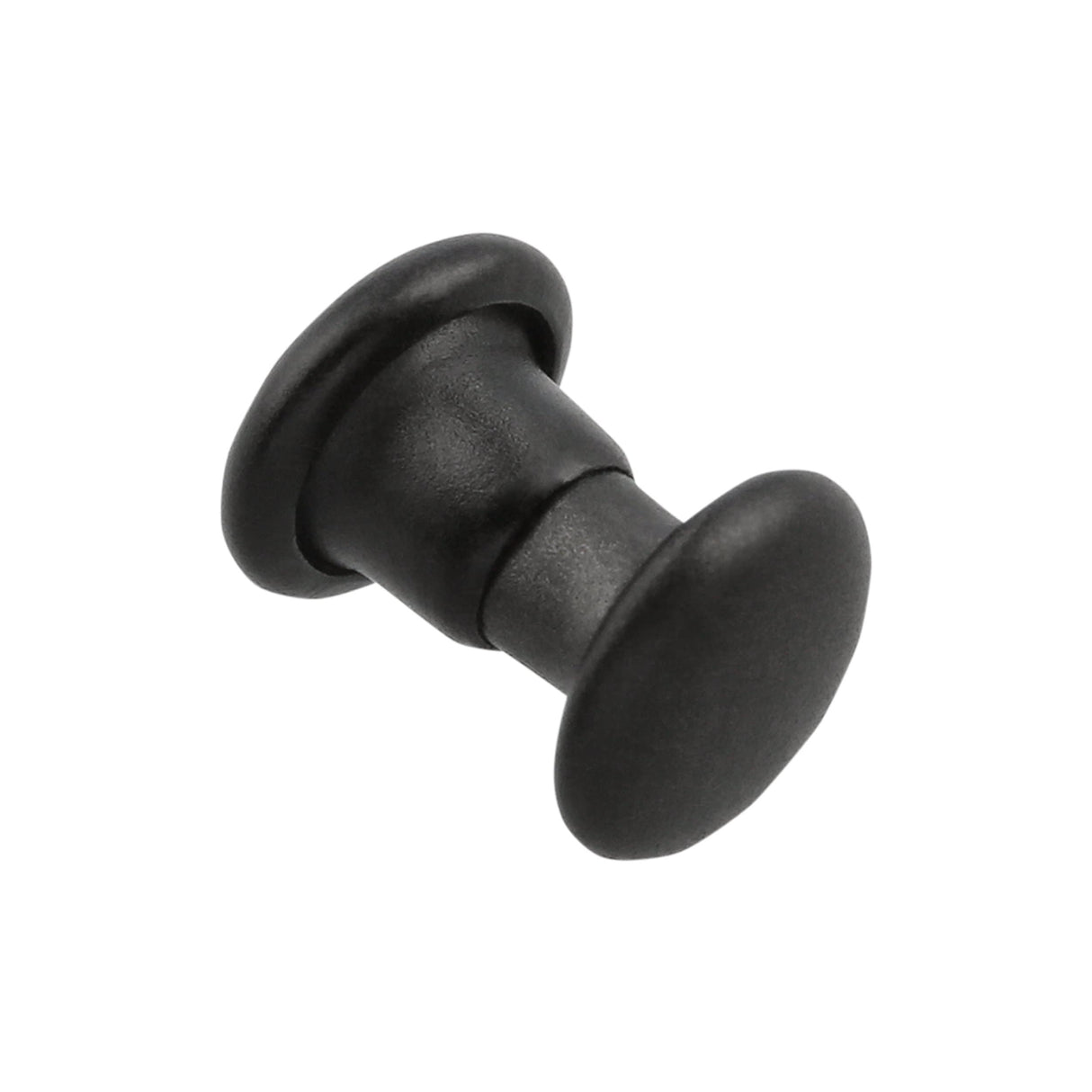 Ohio Travel Bag 6mm Black, Double Cap Jiffy Rivet, Steel, #A-340-BLK A-340-BLK