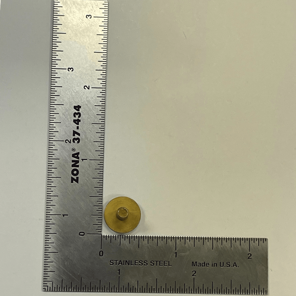 Ohio Travel Bag 7/16" Antique Brass, Hartmann Screw, Steel, #L-1979 L-1979