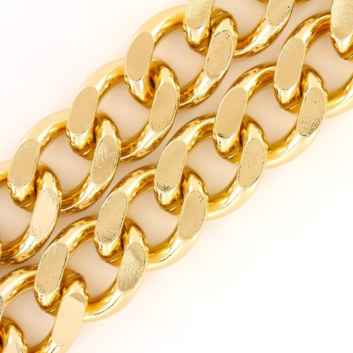 Ohio Travel Bag 7/8" Gold, Chain, Solid Brass, #P-3241-GOLD P-3241-GOLD