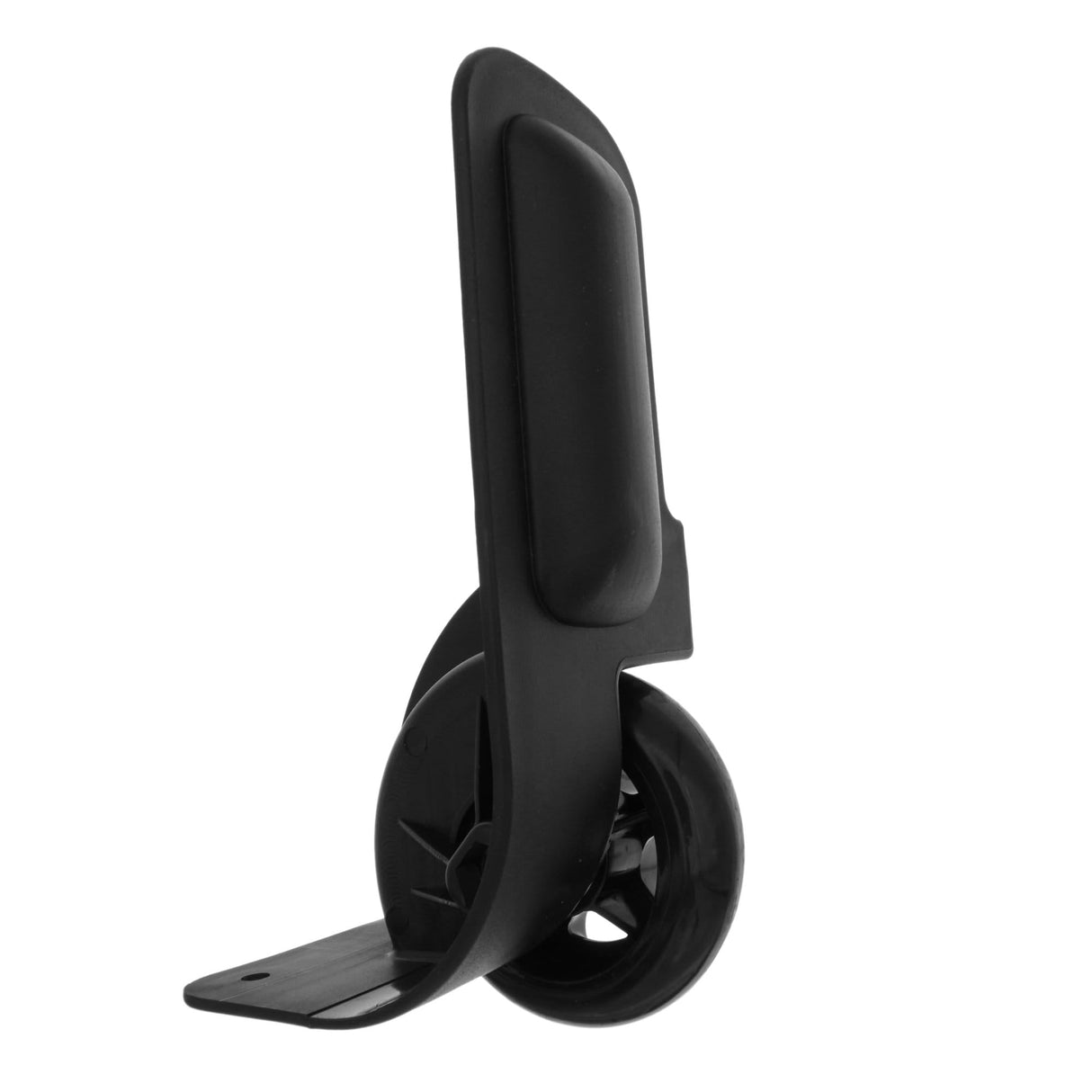 Ohio Travel Bag 75mm Black, Ball Bearing Wheel with Housing Pair, Plastic, #L-3687 L-3687