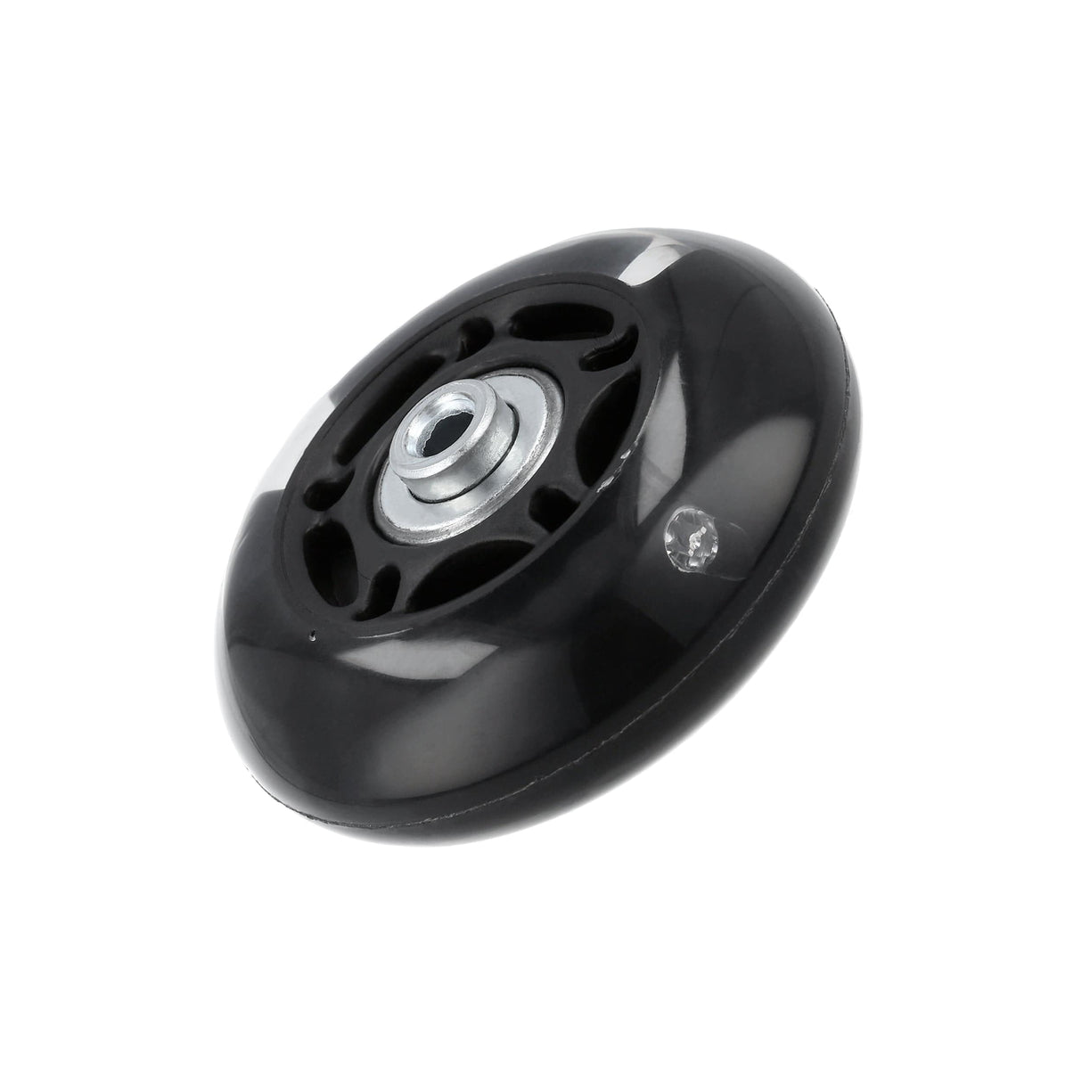 Ohio Travel Bag 76mm Black, In-line skate wheel with LED Lights, PolyUrethane, #L-3891-BLK L-3891-BLK