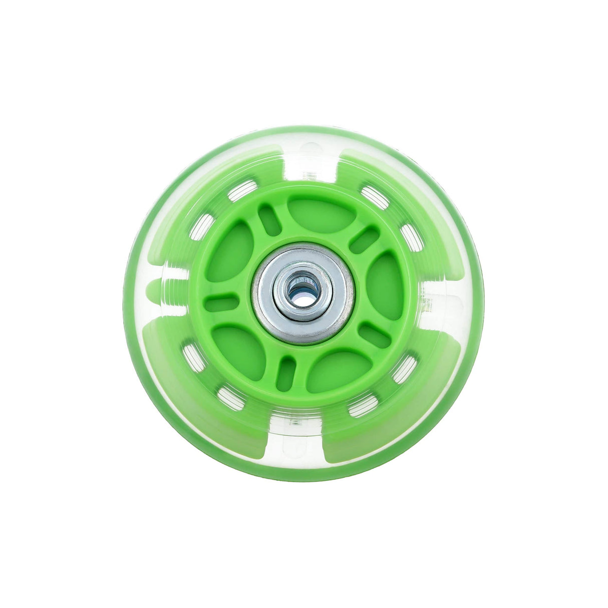 Ohio Travel Bag 76mm Green, In-line skate wheel with LED Lights, PolyUrethane, #L-3891-GRN L-3891-GRN