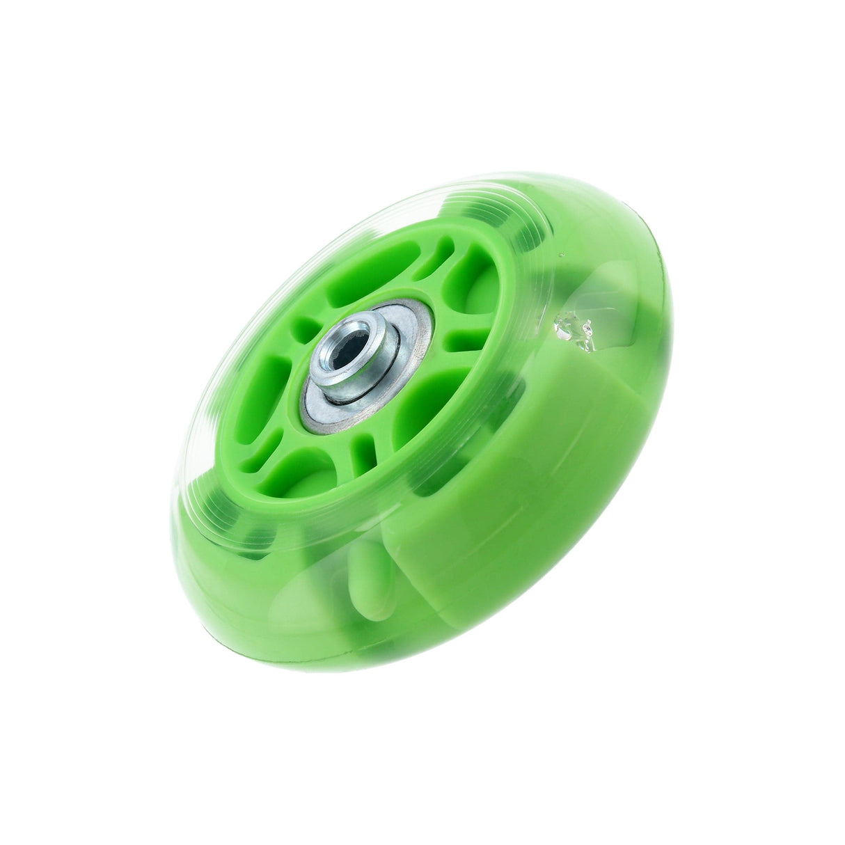 Ohio Travel Bag 76mm Green, In-line skate wheel with LED Lights, PolyUrethane, #L-3891-GRN L-3891-GRN