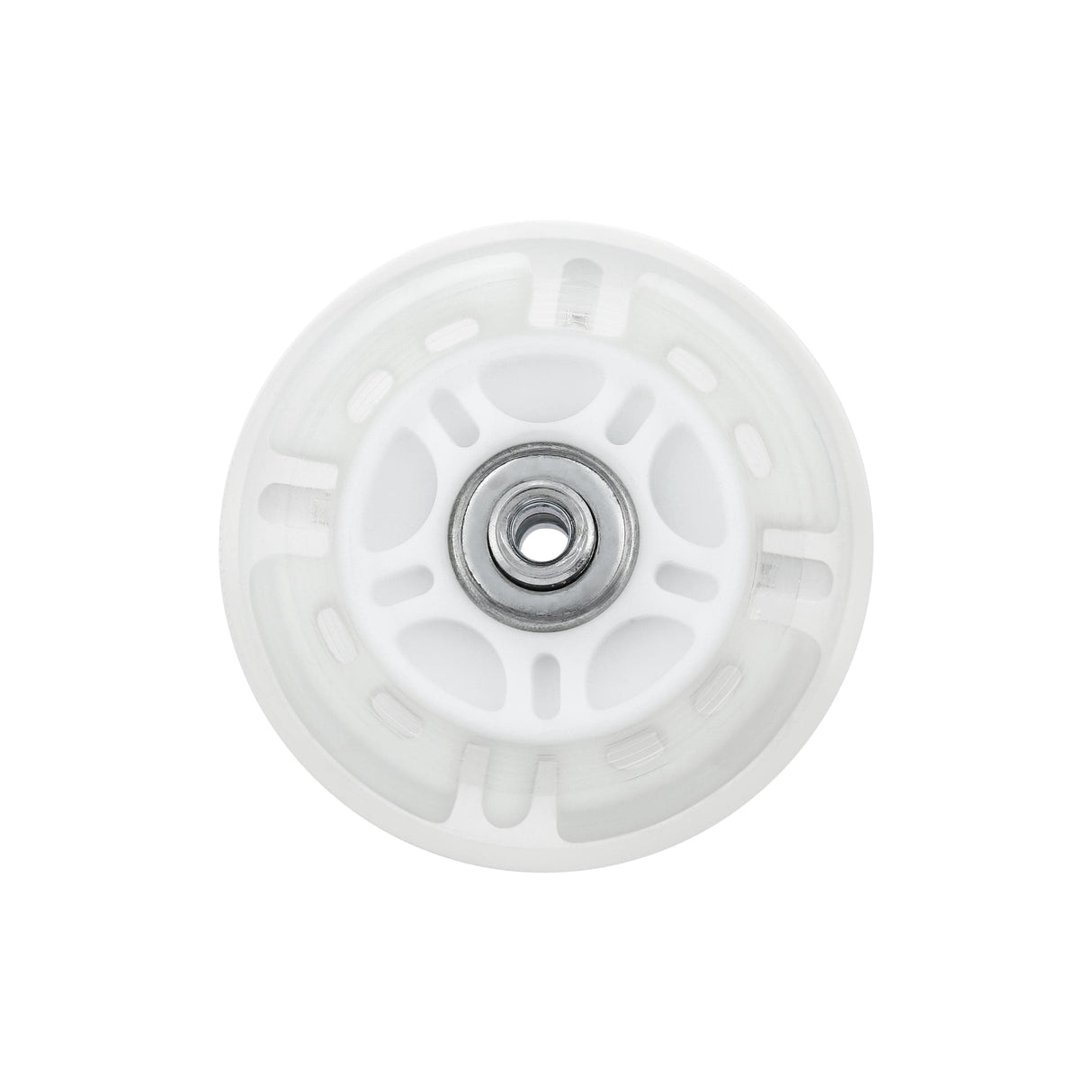 Ohio Travel Bag 76mm White, In-line skate wheel with LED Lights, PolyUrethane, #L-3891-WHT L-3891-WHT