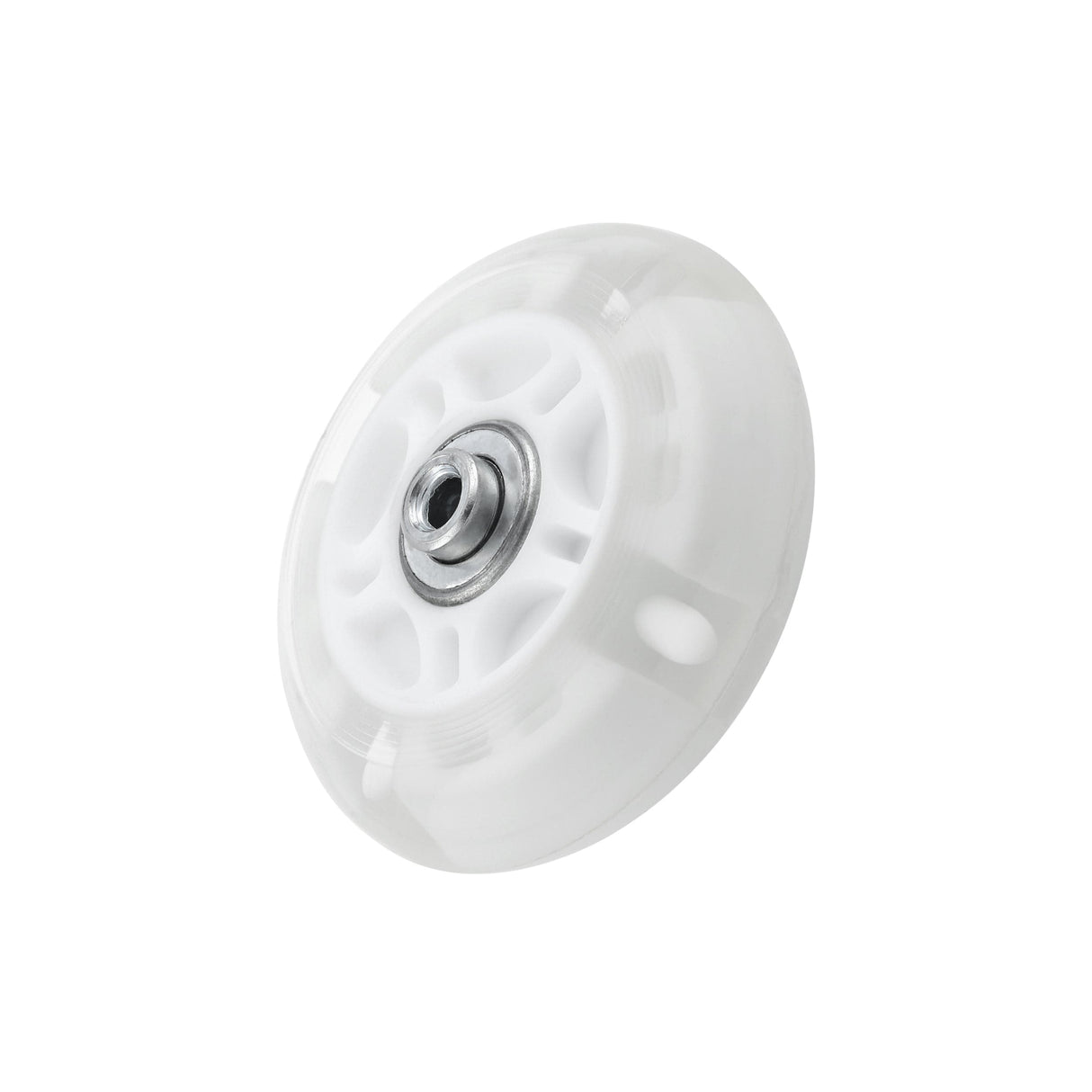 Ohio Travel Bag 76mm White, In-line skate wheel with LED Lights, PolyUrethane, #L-3891-WHT L-3891-WHT