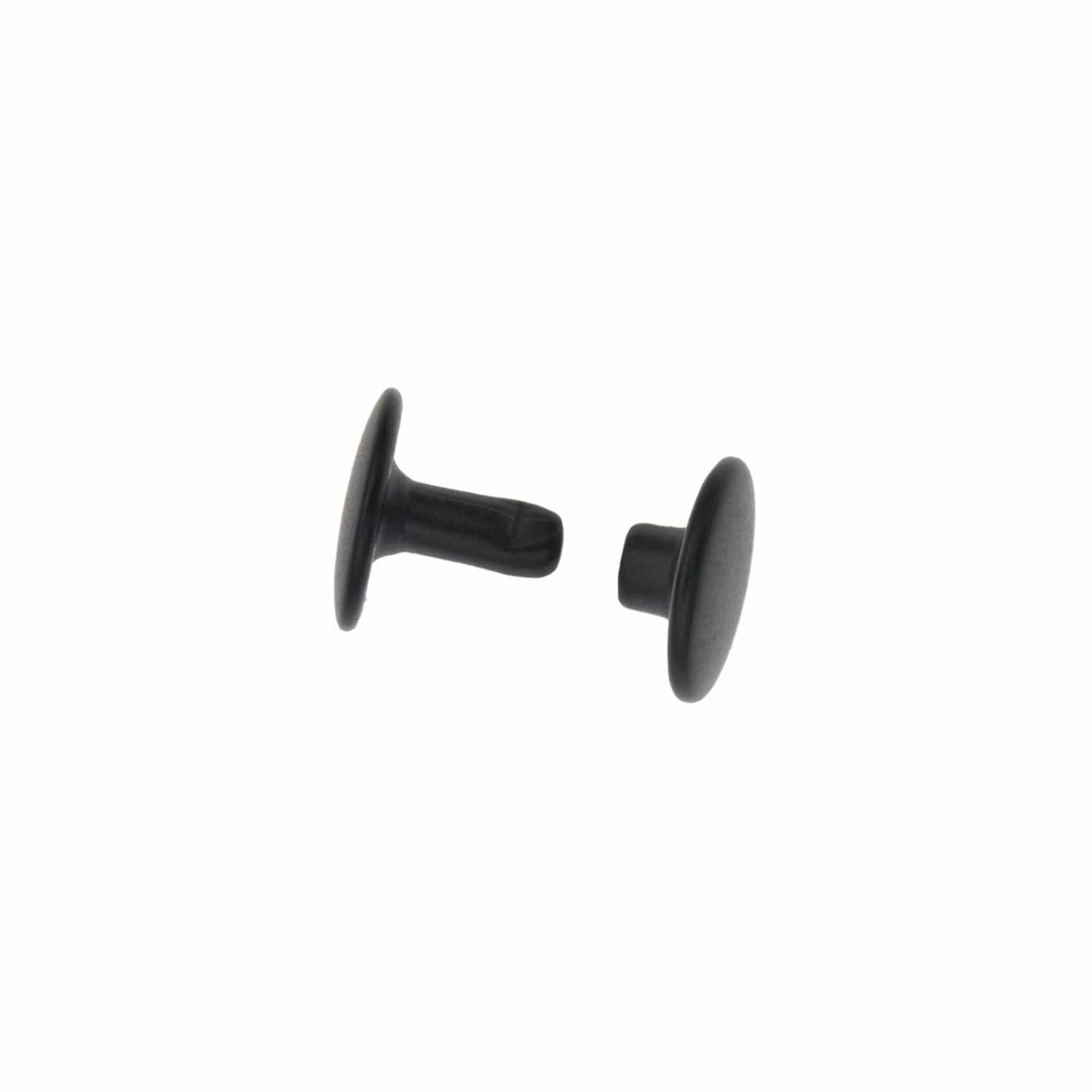 Ohio Travel Bag 7mm Black, Double Cap Jiffy Rivets, Steel, #A-312-BLK A-312-BLK