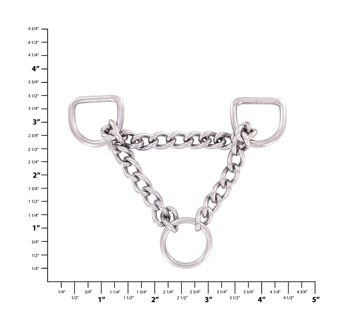 Ohio Travel Bag 8" Chrome, 2.5mm Martingale Chain, Steel, #L-3880 L-3880