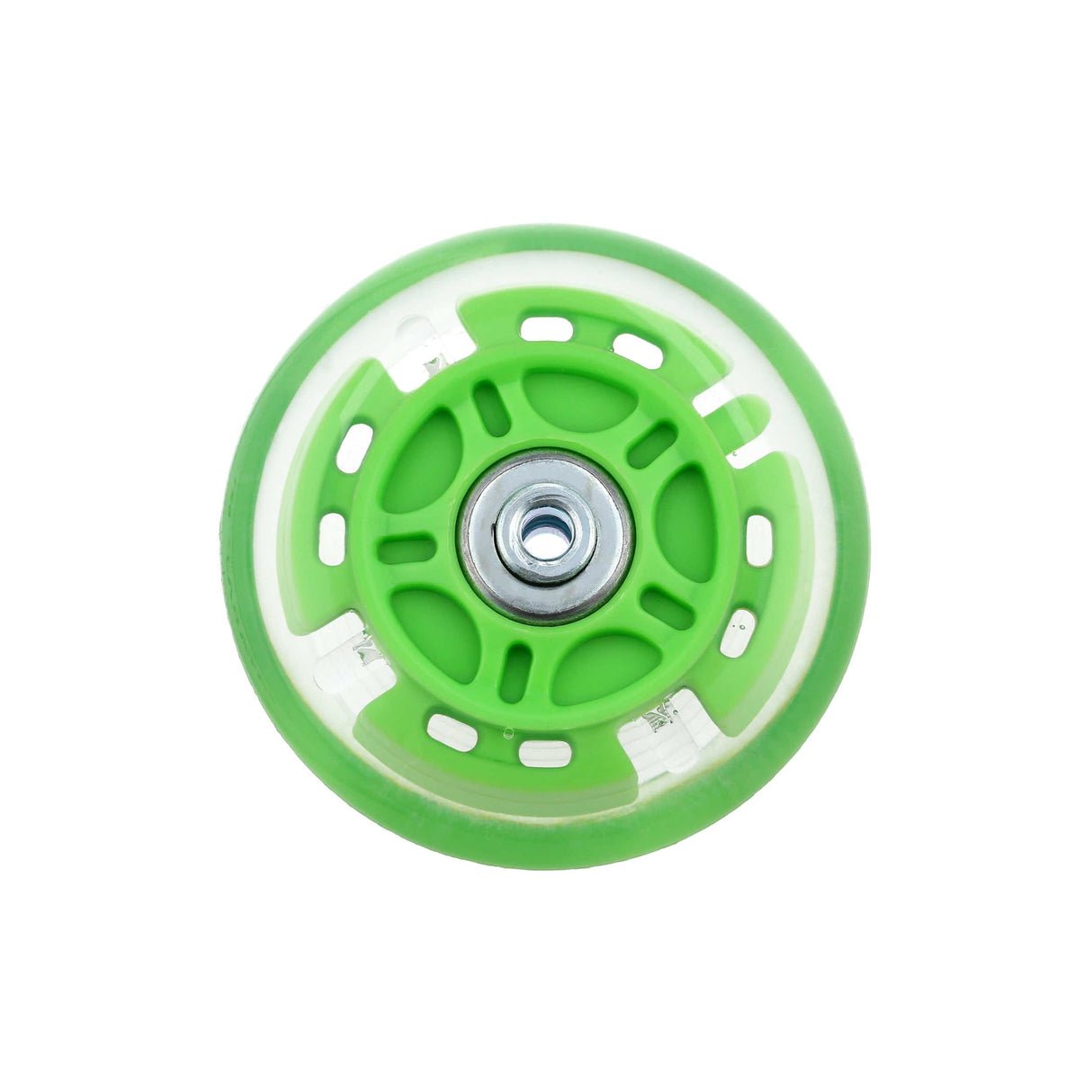 Ohio Travel Bag 80mm Green, In-line skate wheel with LED Lights, PolyUrethane, #L-3892-GRN L-3892-GRN