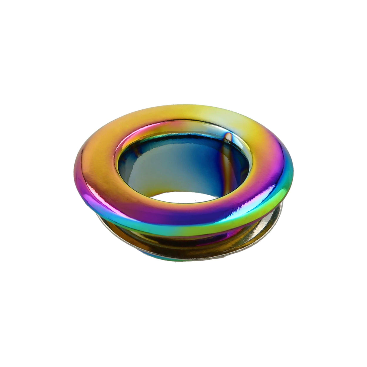 Ohio Travel Bag 8mm Rainbow, Eyelet with Washer, Zinc Alloy - Pk12, #A-450-8-IR A-450-8-IR