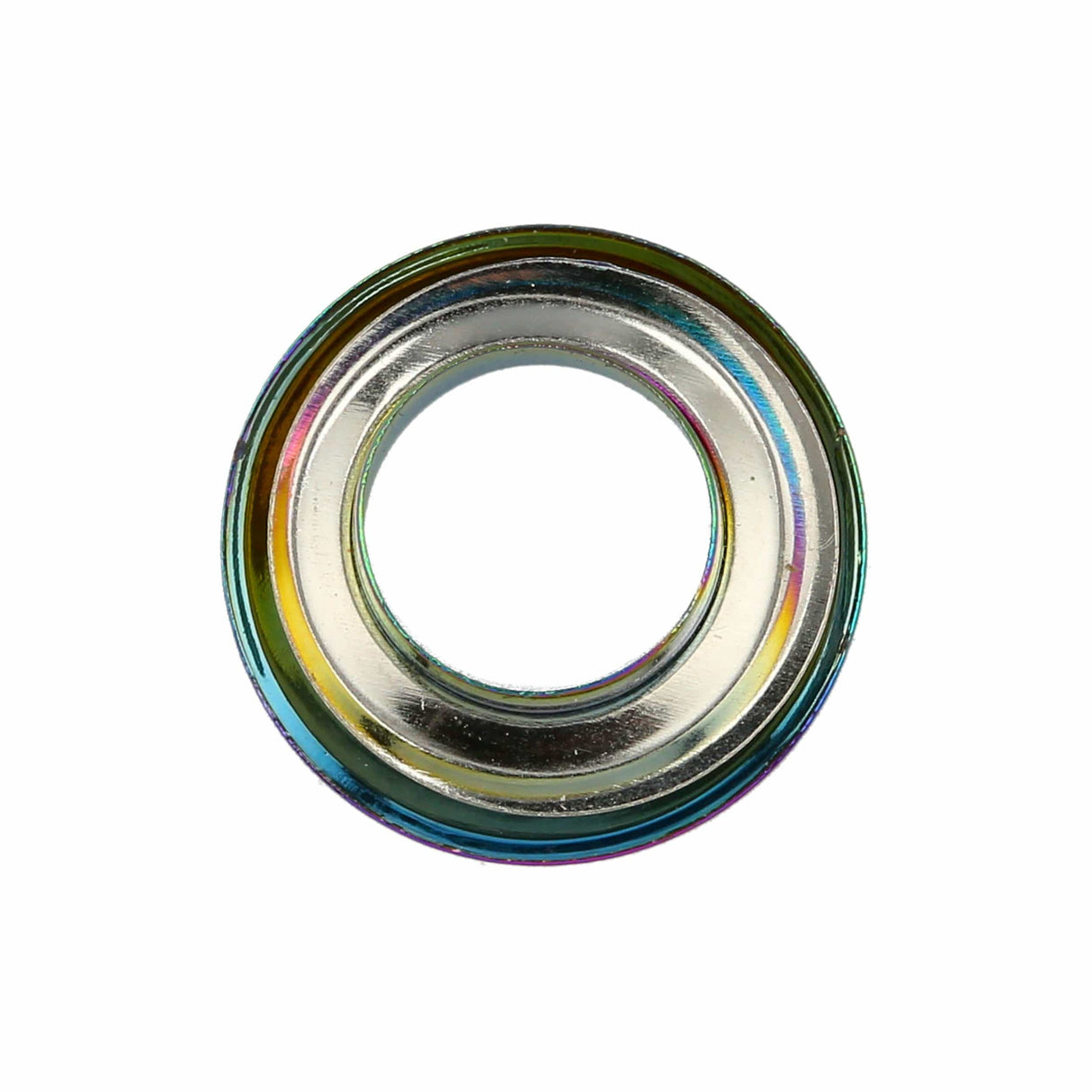 Ohio Travel Bag 8mm Rainbow, Eyelet with Washer, Zinc Alloy - Pk12, #A-450-8-IR A-450-8-IR