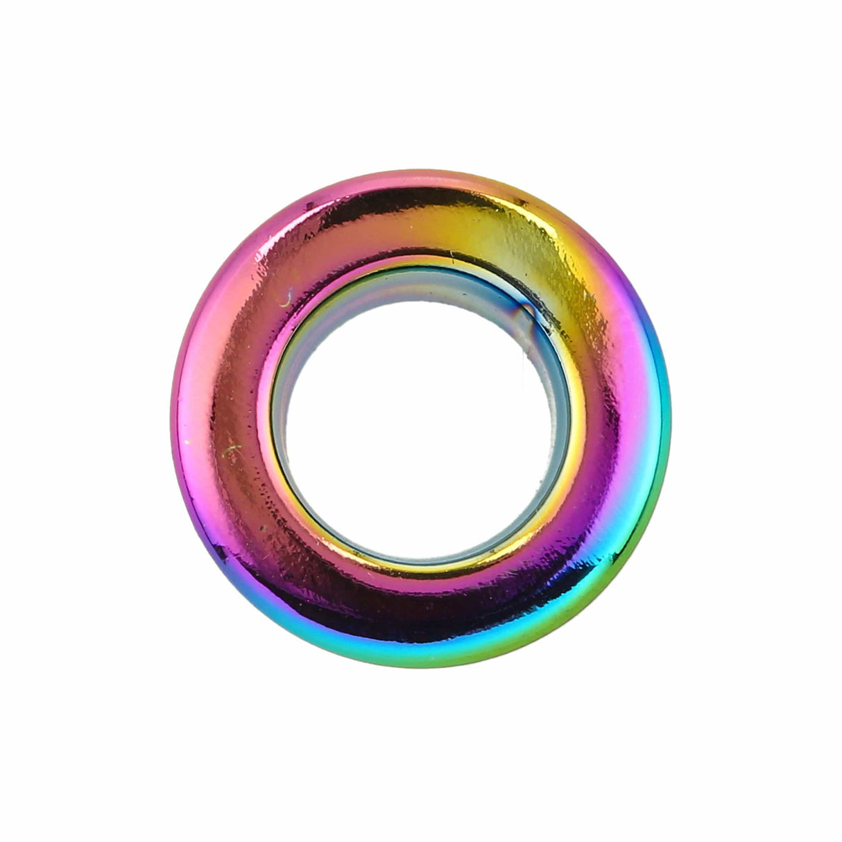 Ohio Travel Bag 8mm Rainbow, Eyelet with Washer, Zinc Alloy - Pk12, #A-450-8-IR A-450-8-IR