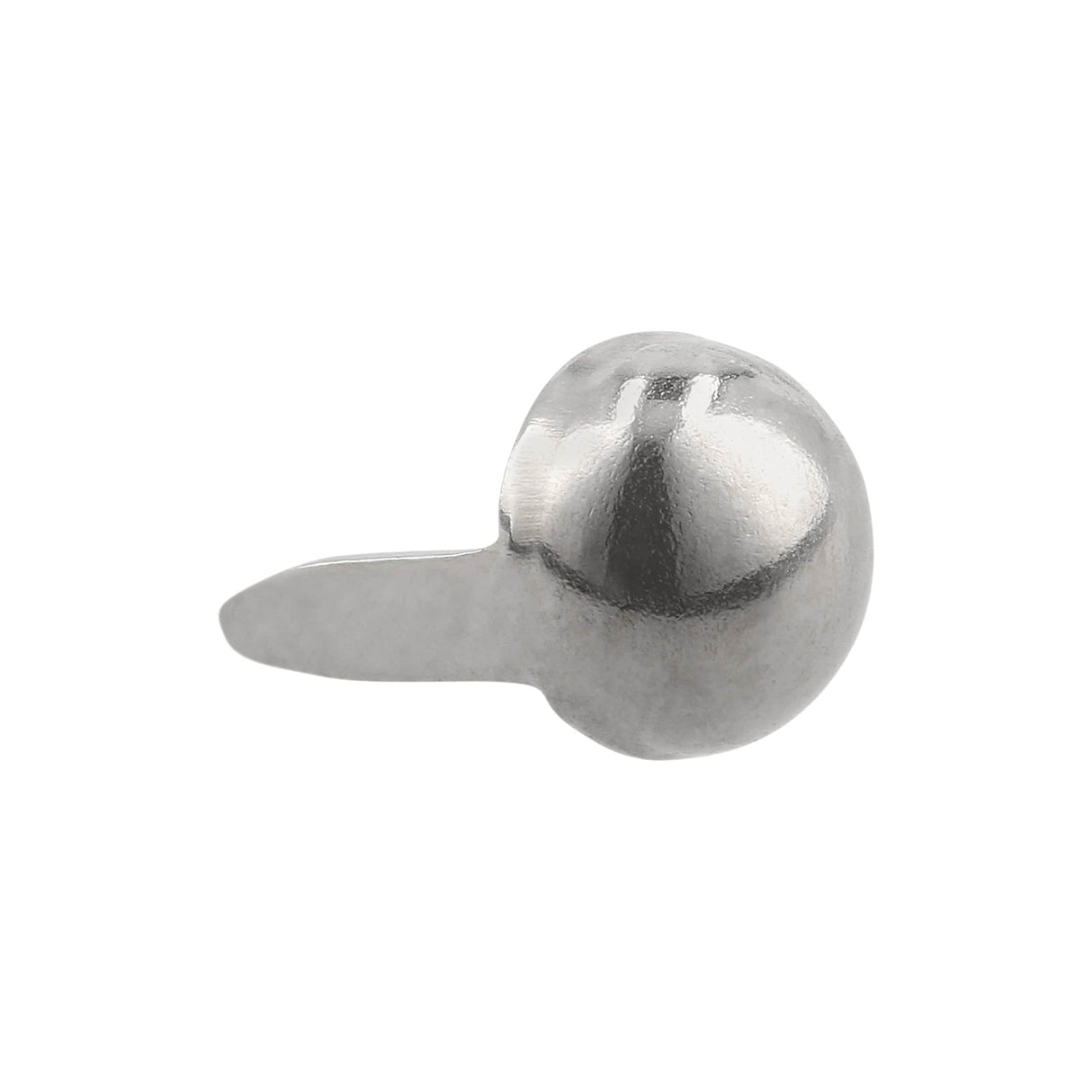 Ohio Travel Bag Adornments 1/4" Nickel, Round Head Spot, Solid Brass, #P-2478 P-2478