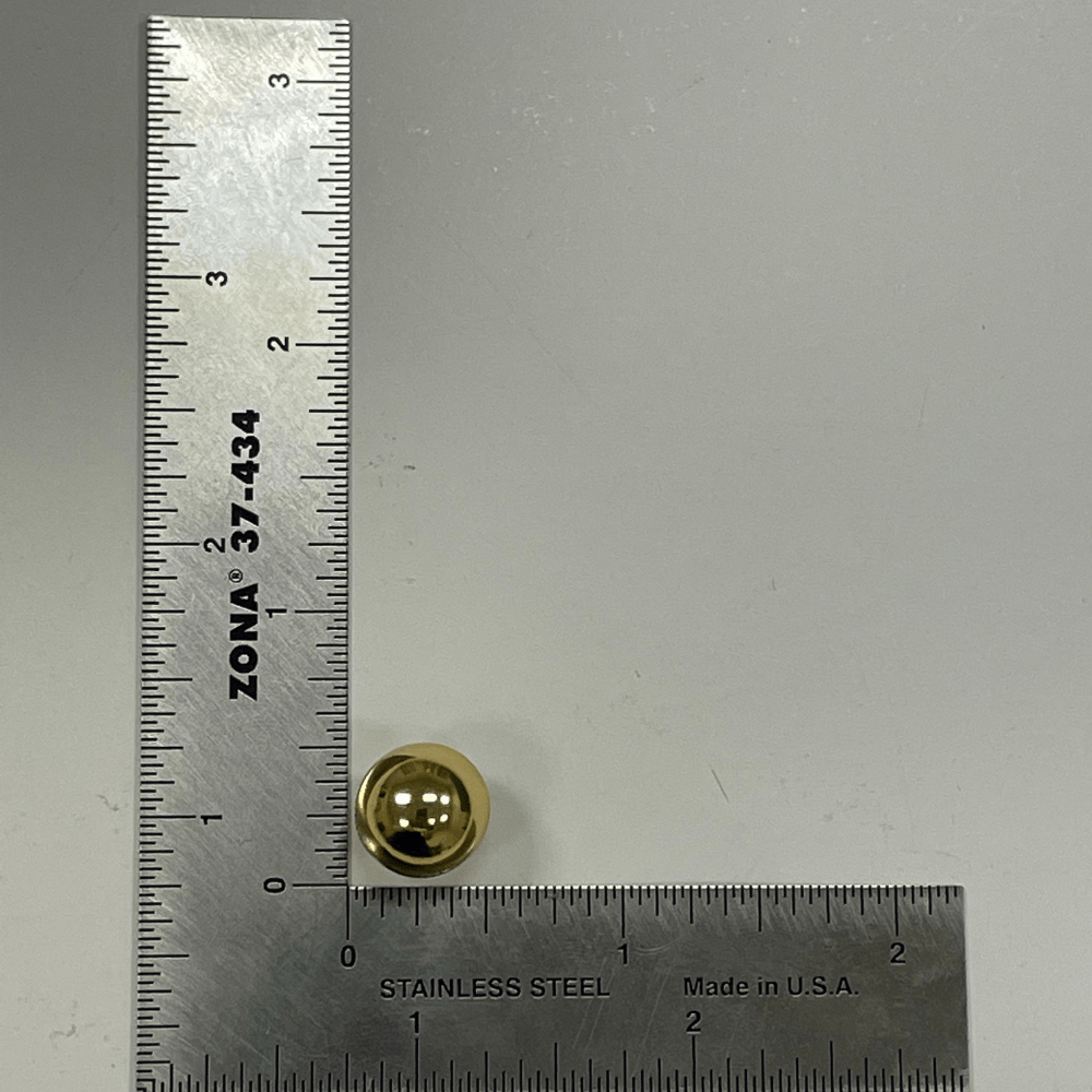 Ohio Travel Bag Adornments 12.7mm Gold, Stud With Cap, Steel, #P-2820-GOLD P-2820-GOLD