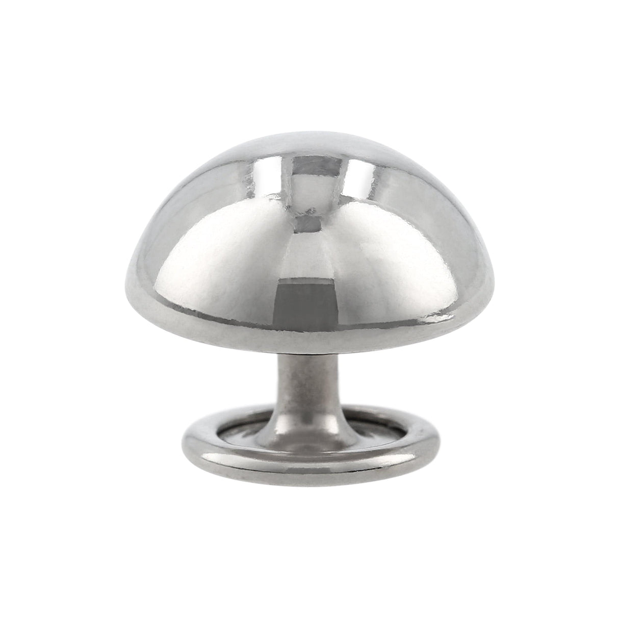 Ohio Travel Bag Adornments 12.7mm Shiny Nickel, Stud With Tack, Zinc Alloy, #P-2591 P-2591