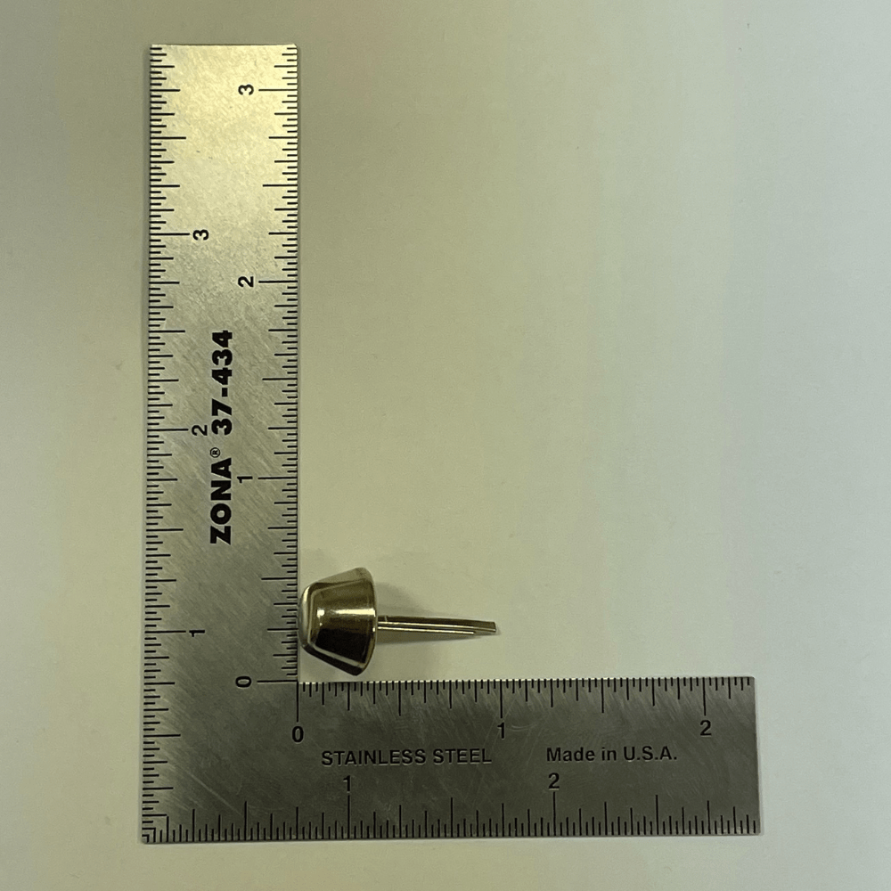 Ohio Travel Bag Adornments 13mm Nickel, Bottom Stud, Steel, #P-1460-NP P-1460-NP