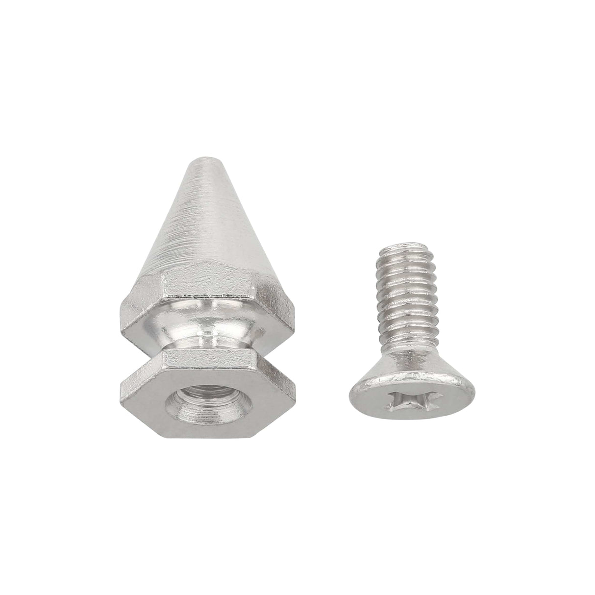 Ohio Travel Bag Adornments 15.8mm Nickel, Spike, Solid Brass, #C-1552 C-1552