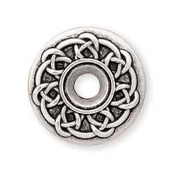 Ohio Travel Bag Adornments 20mm Antique Silver, Celtic Concho Round, Zinc (C-1825), #TLF-7786-02 TLF-7786-02