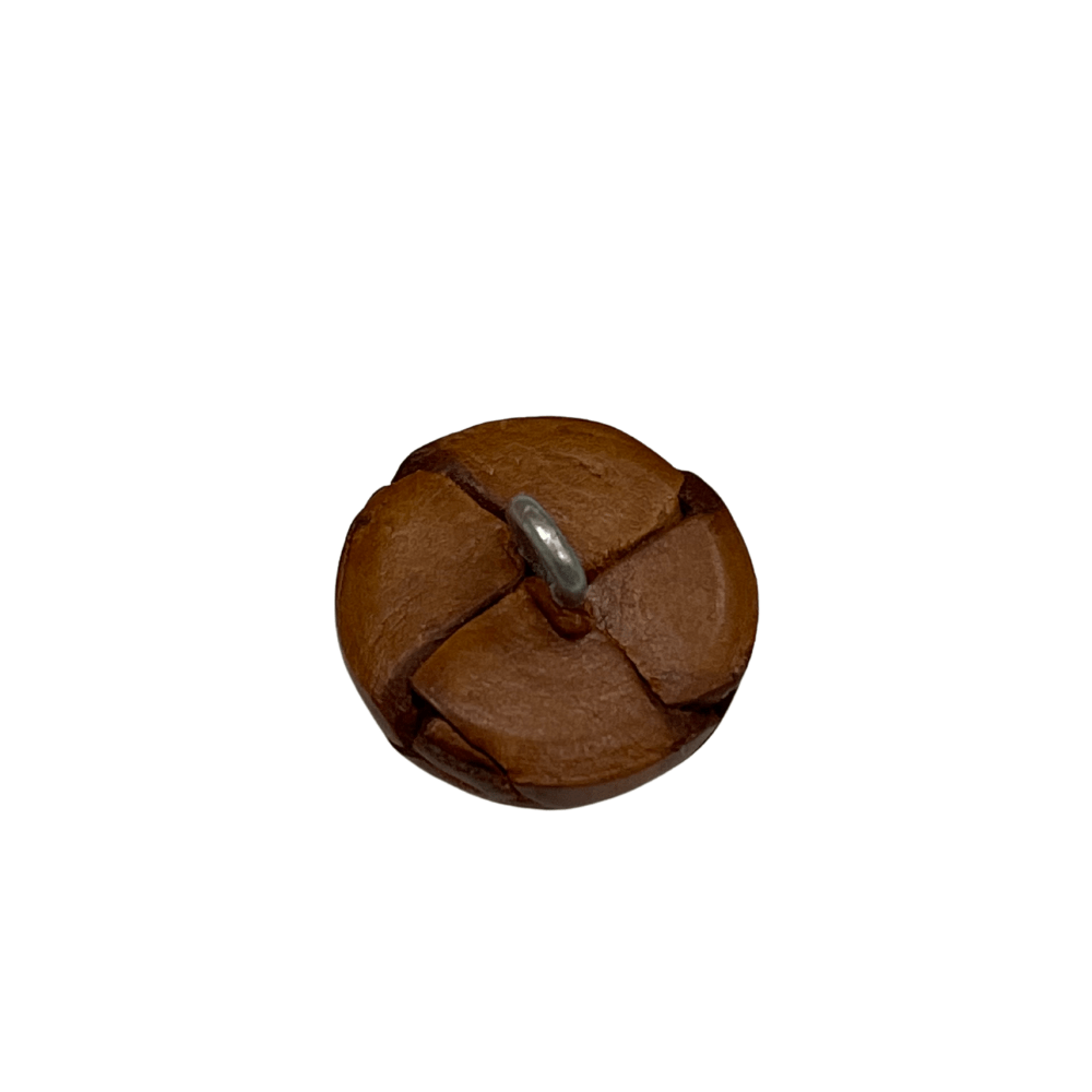 Ohio Travel Bag Adornments 3/4" Tan, Button, Leather, #A-281-TAN A-281-TAN