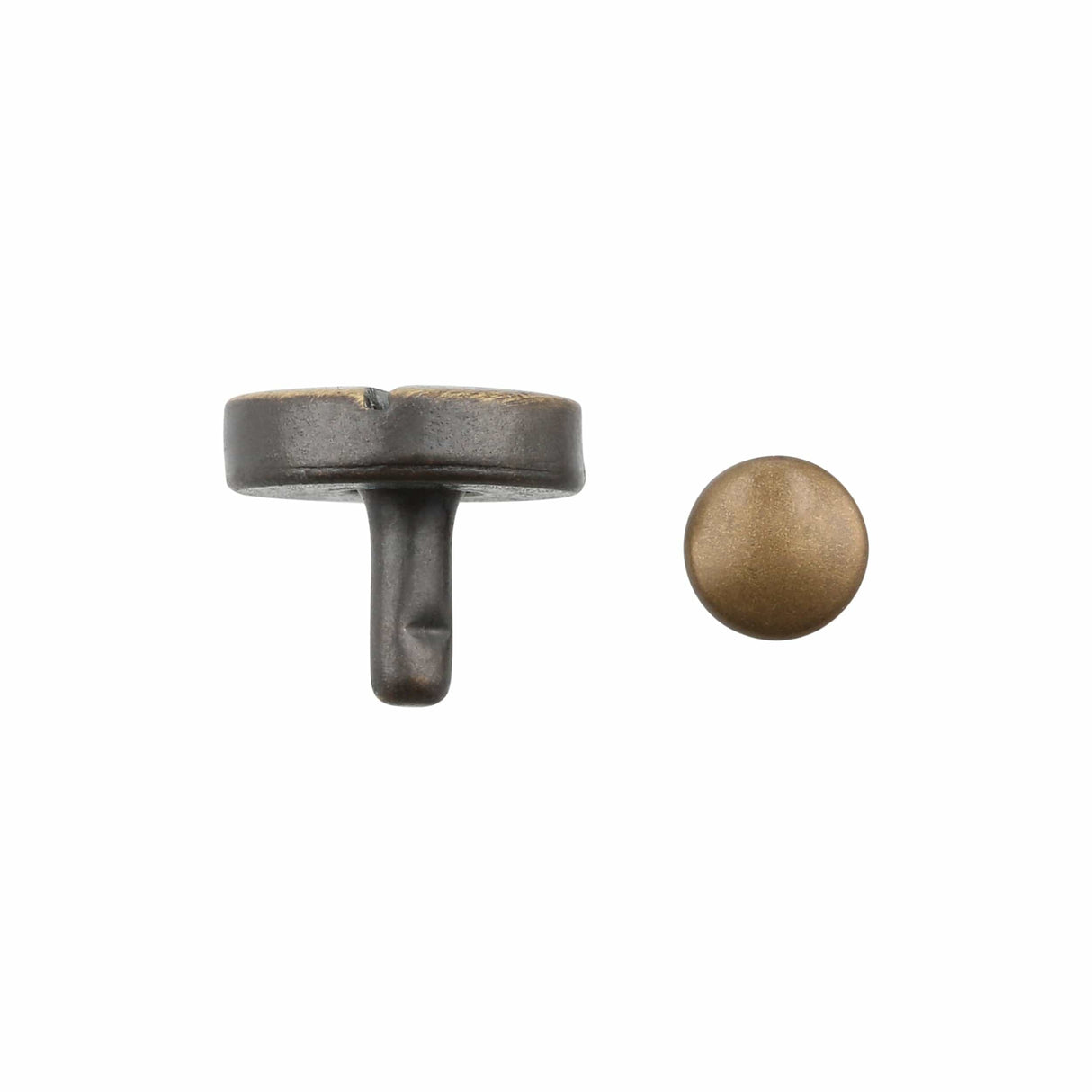 Ohio Travel Bag Adornments 6.3mm Antique Brass, Stud With Cap, Steel, #P-2851-ANTB P-2851-ANTB