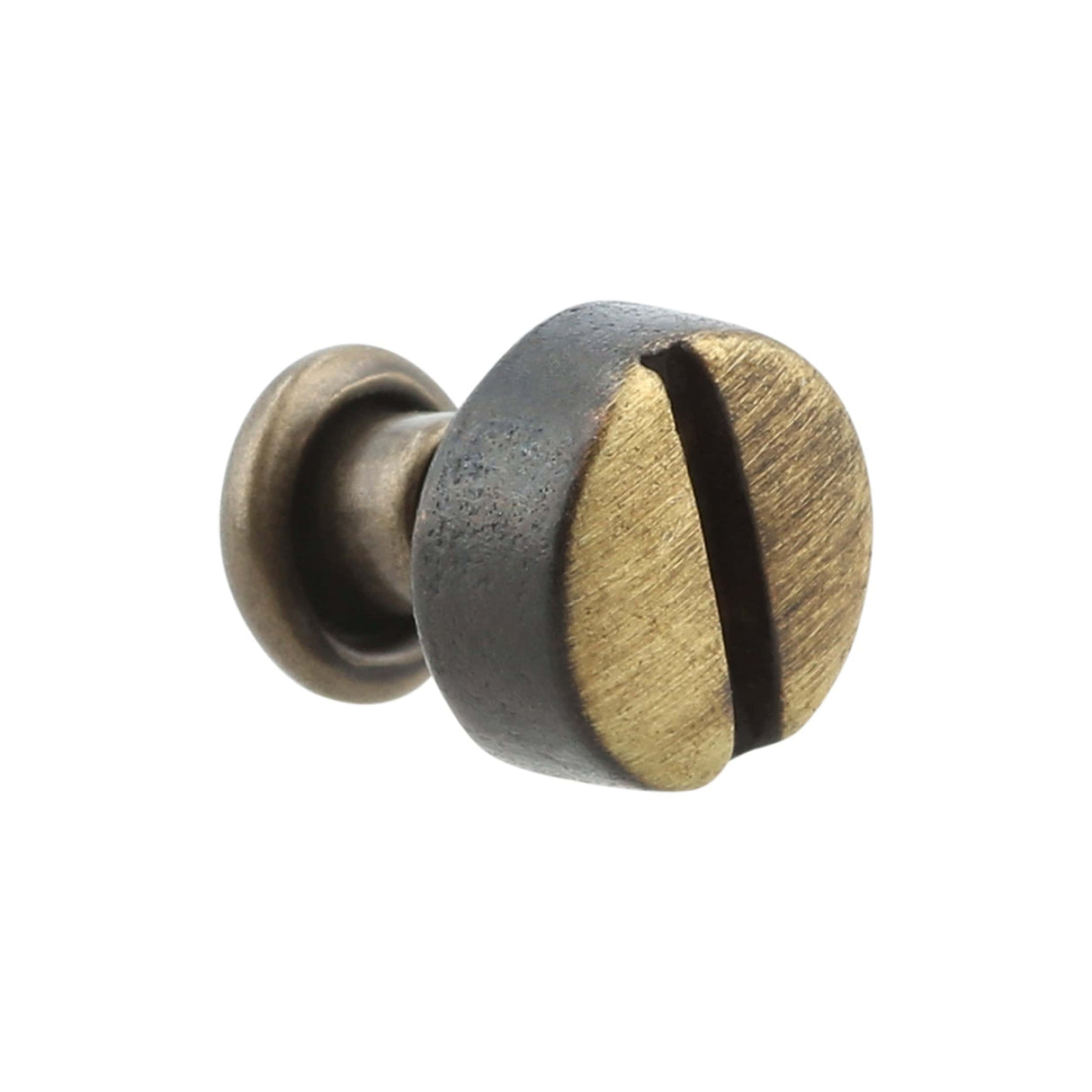 Ohio Travel Bag Adornments 6.3mm Antique Brass, Stud with Cap, Steel-PK5, #P-2850-ANTB P-2850-ANTB