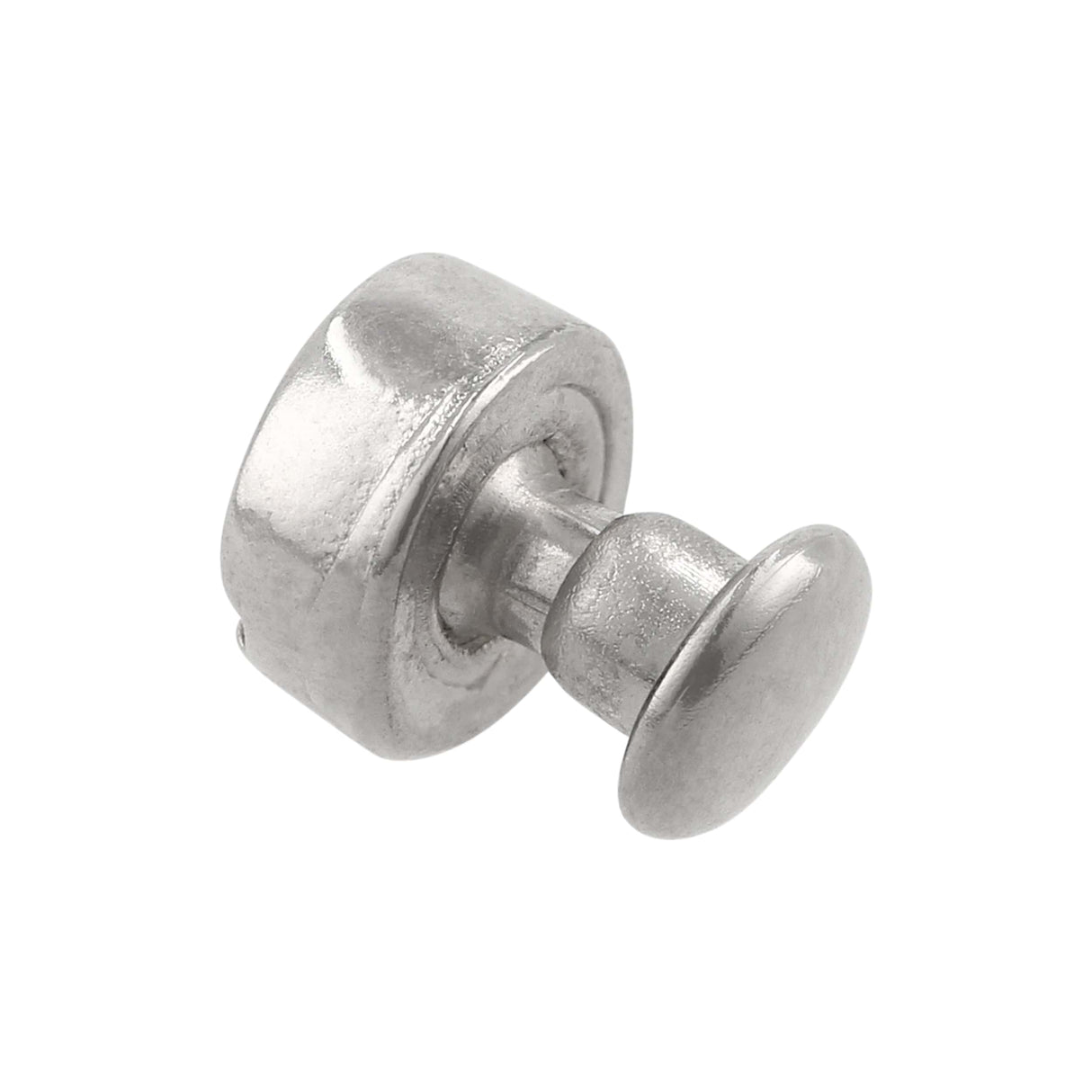 Ohio Travel Bag Adornments 6.3mm Shiny Nickel, Stud with Cap, Steel, #P-2850-NIC P-2850-NIC