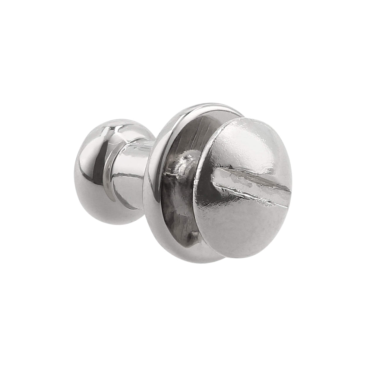 Ohio Travel Bag Adornments 9.5mm Nickel, Stud w/ Rhinestone, Zinc Alloy, #P-2577 P-2577