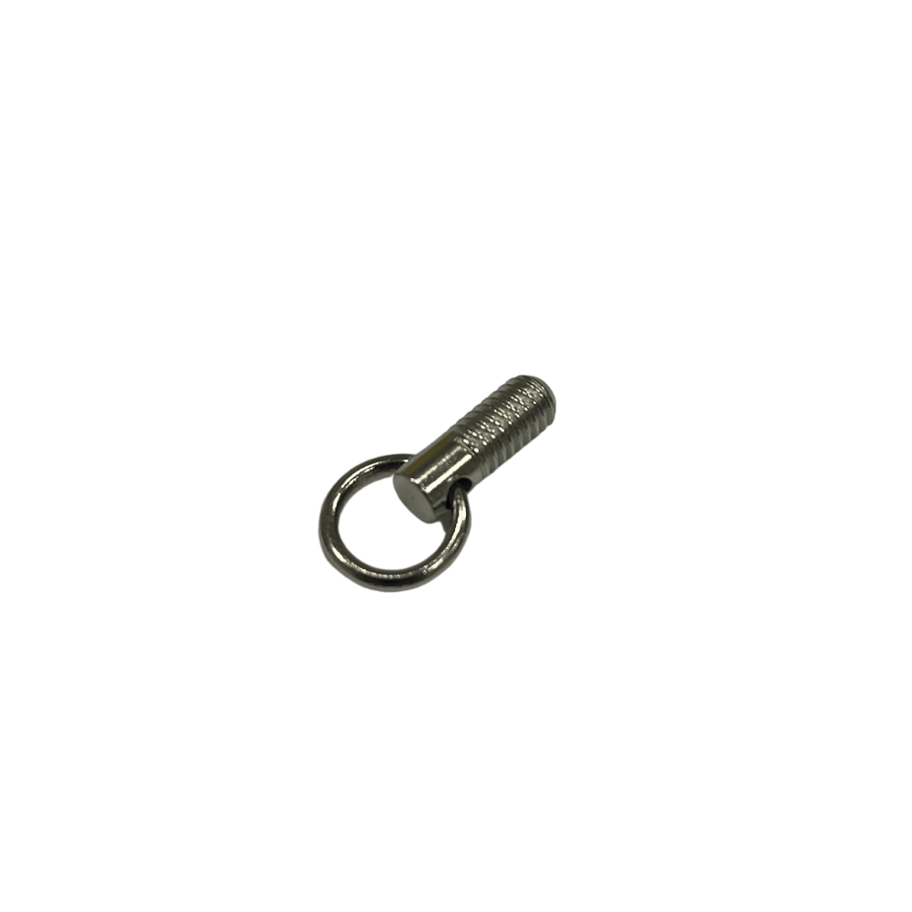 Ohio Travel Bag Adornments Screw Post With Ring Nickel, #C-1819 C-1819